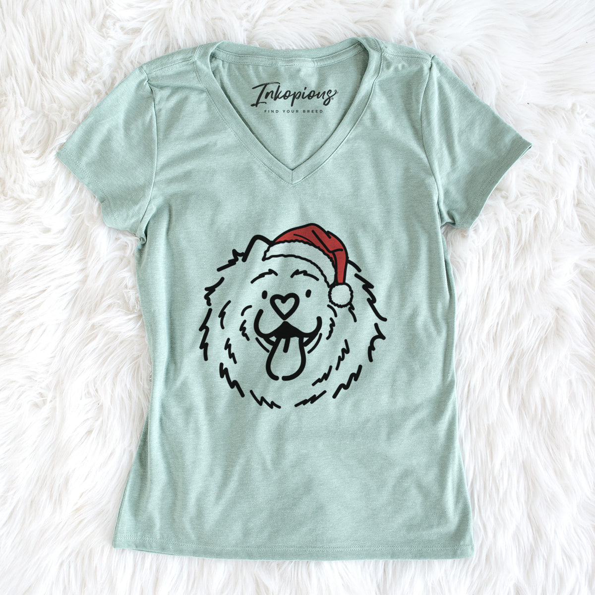 Jolly Chow Chow - Bear - Women&#39;s Perfect V-neck Shirt