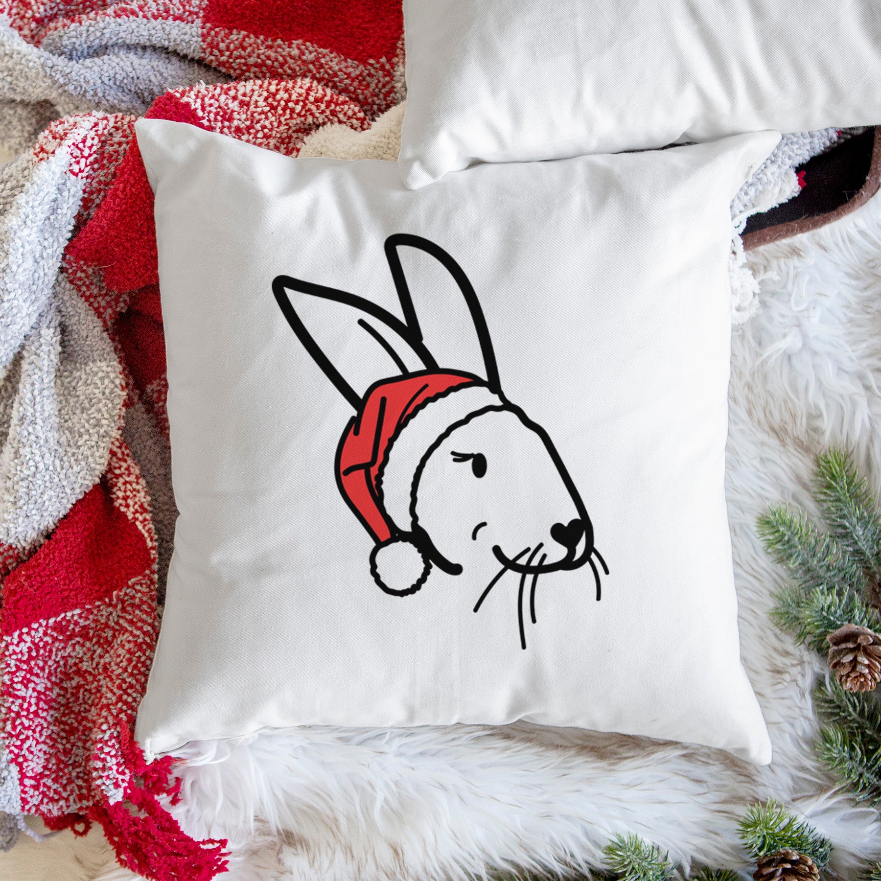Love Always Rex Rabbit - Betsy -  Throw Pillow Cover