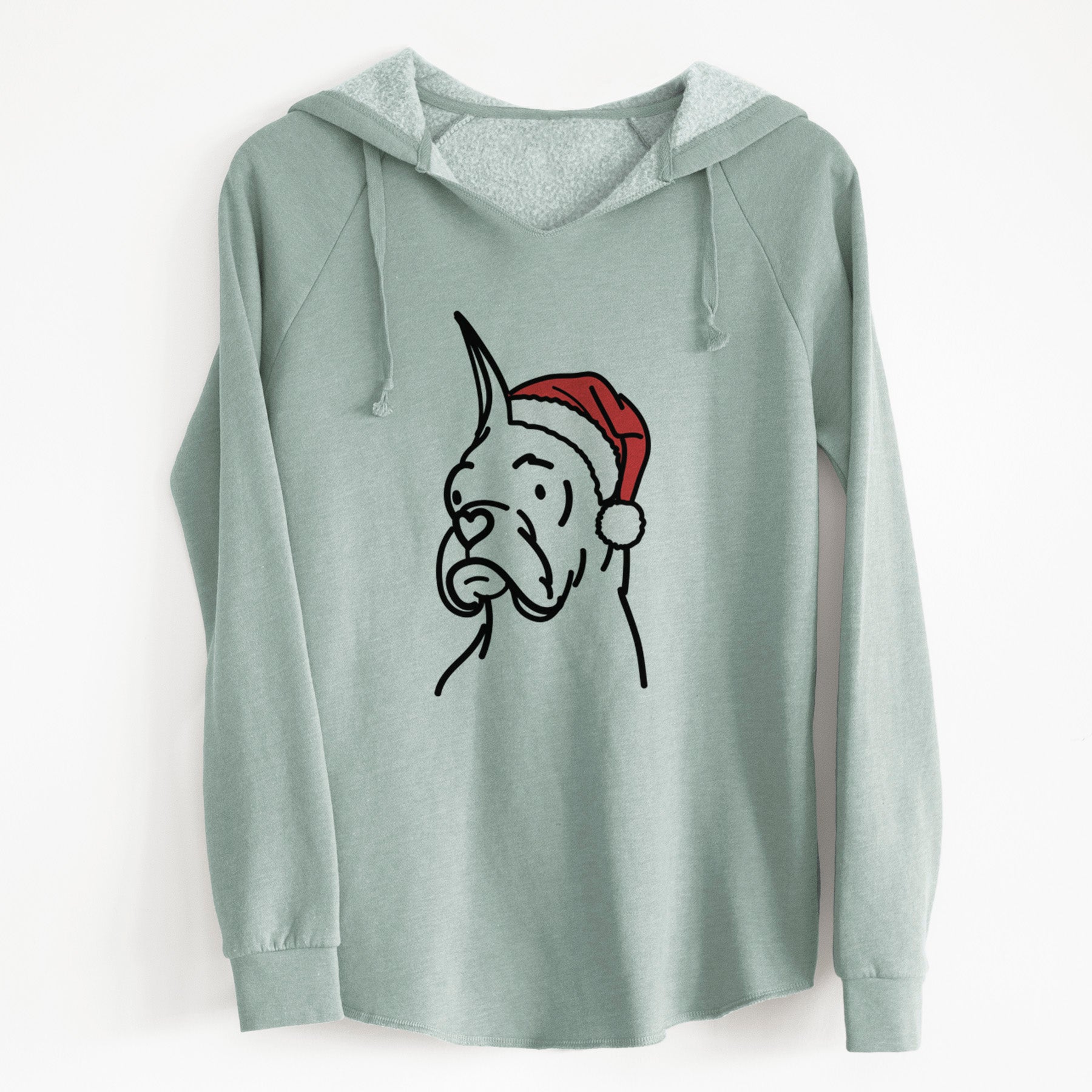 Jolly Rescue Boxer - Billy - Cali Wave Hooded Sweatshirt