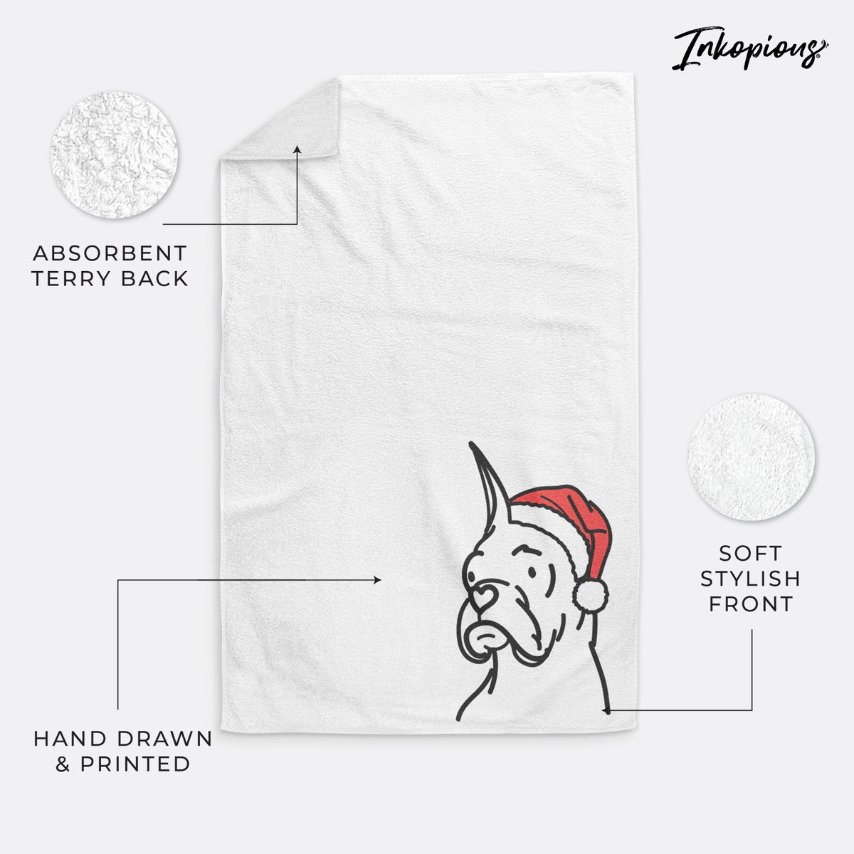 Jolly Rescue Boxer - Billy - Hand Towel