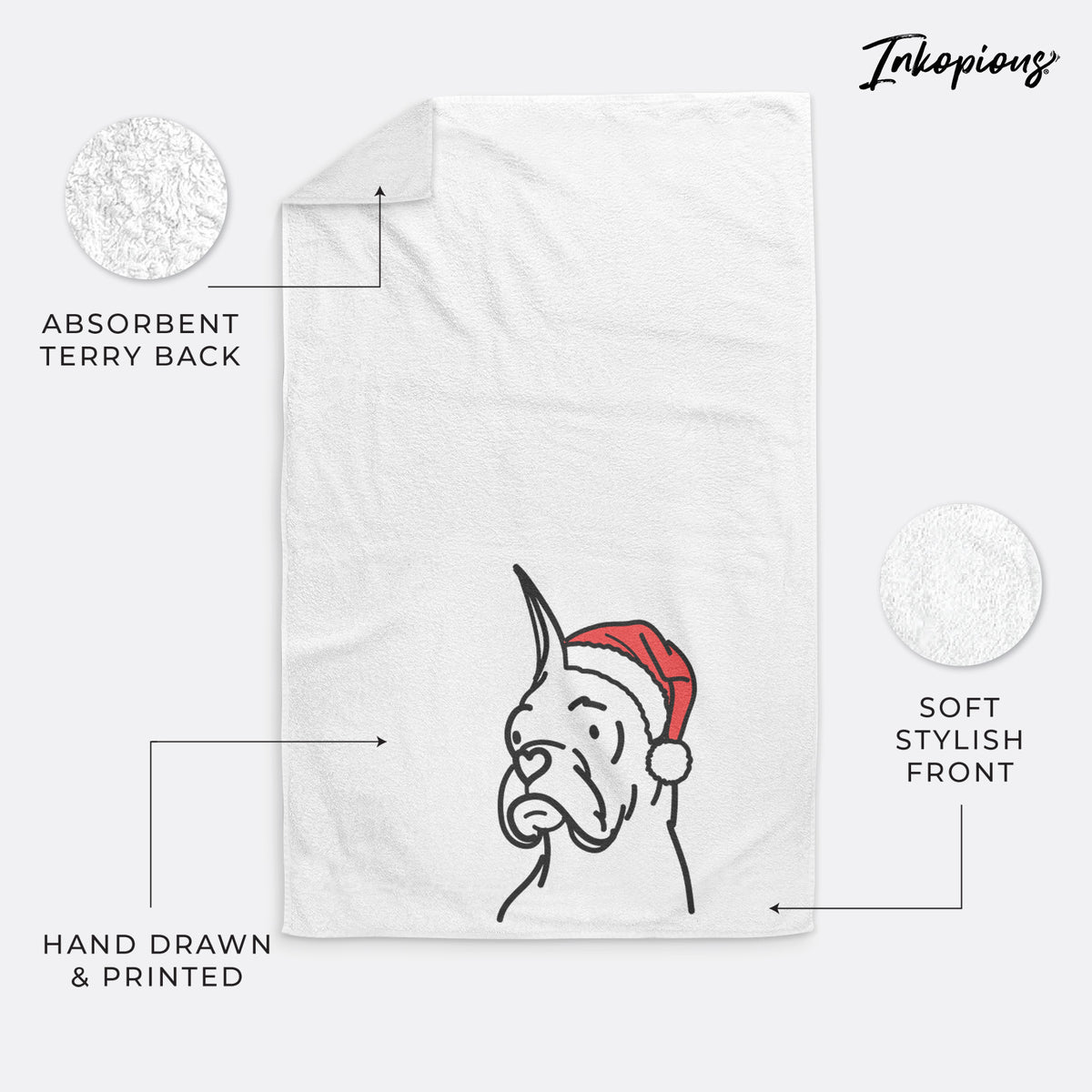 Jolly Rescue Boxer - Billy - Hand Towel