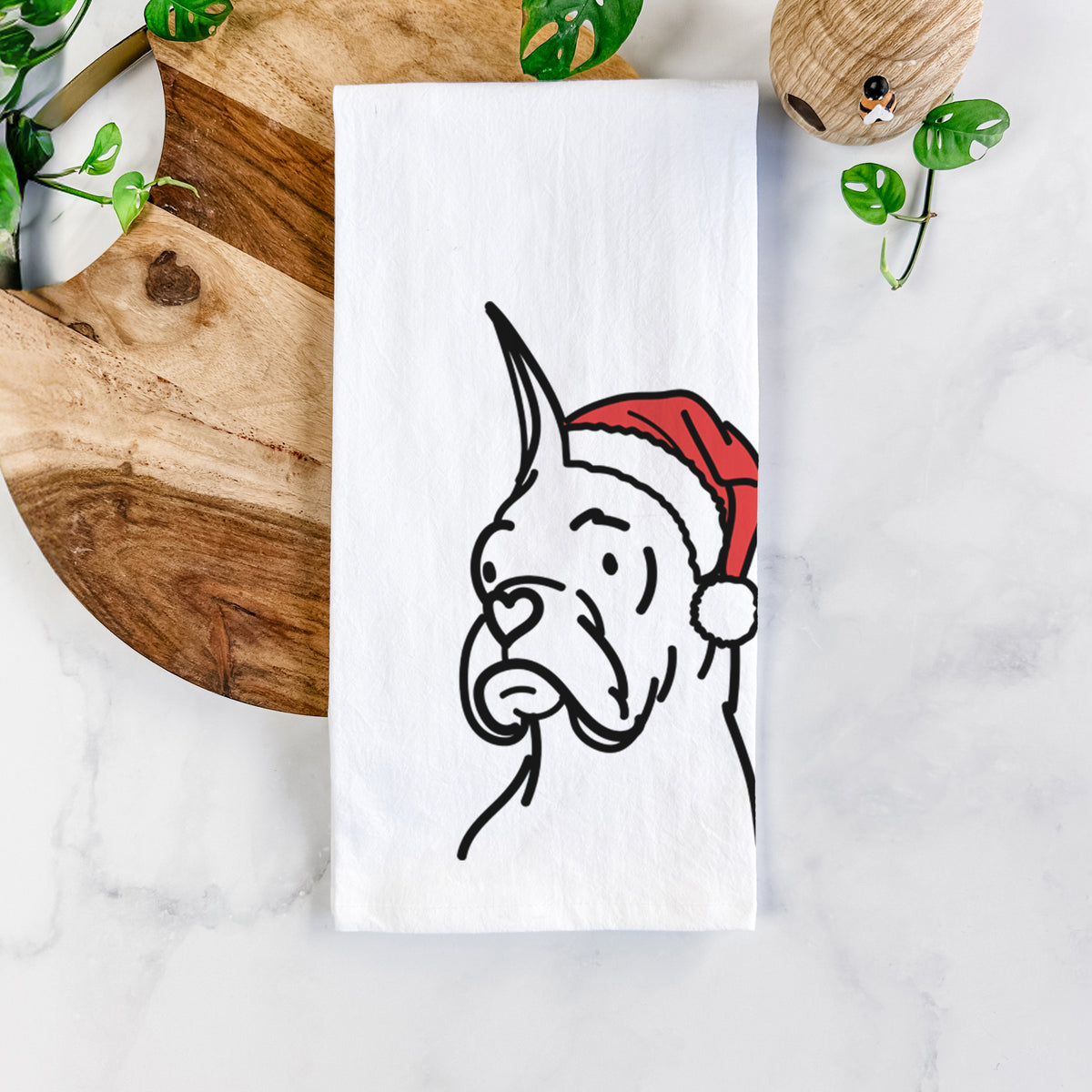 Jolly Rescue Boxer - Billy - Tea Towel