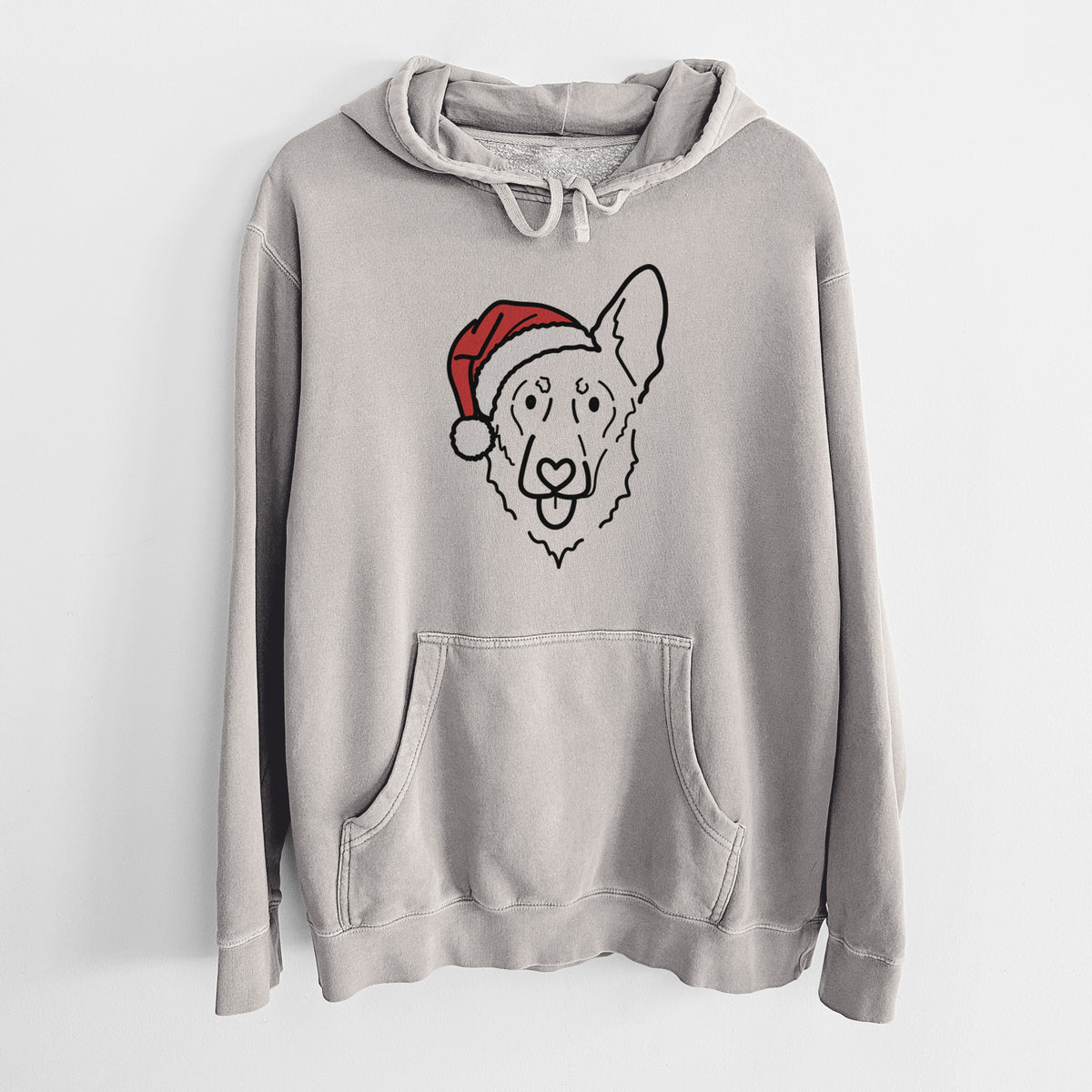 Jolly Shepherd Mix - Bodhi - Unisex Pigment Dyed Hoodie