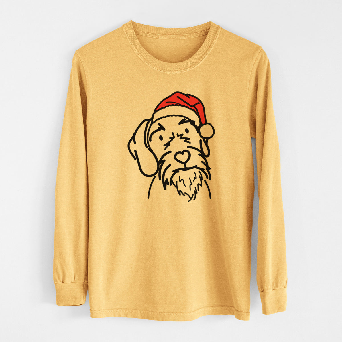 Jolly German Wirehaired Pointer - Buck - Heavyweight 100% Cotton Long Sleeve