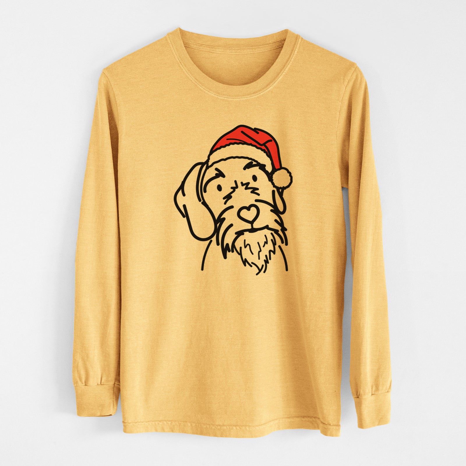 Jolly German Wirehaired Pointer - Buck - Heavyweight 100% Cotton Long Sleeve