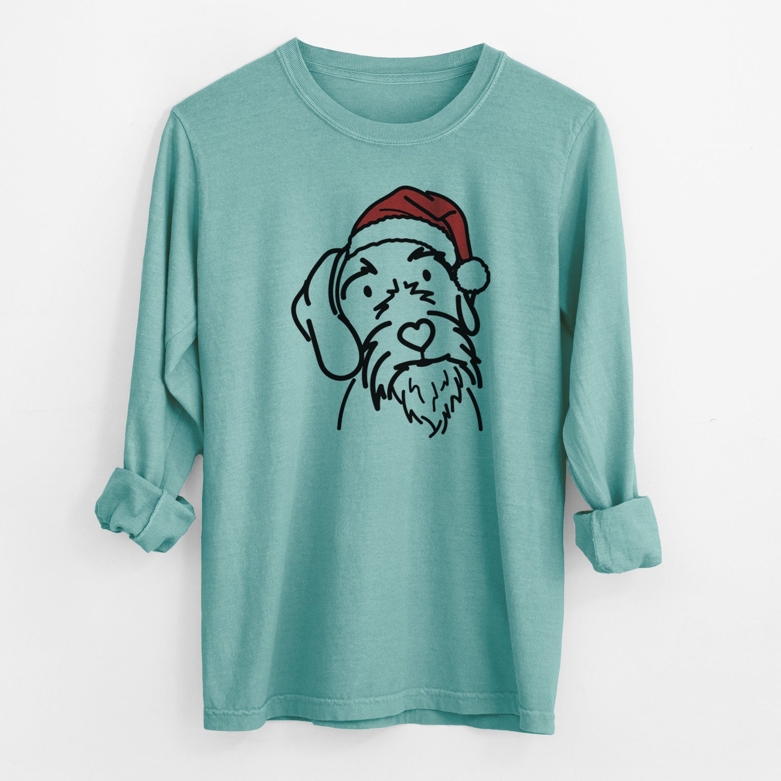Jolly German Wirehaired Pointer - Buck - Heavyweight 100% Cotton Long Sleeve