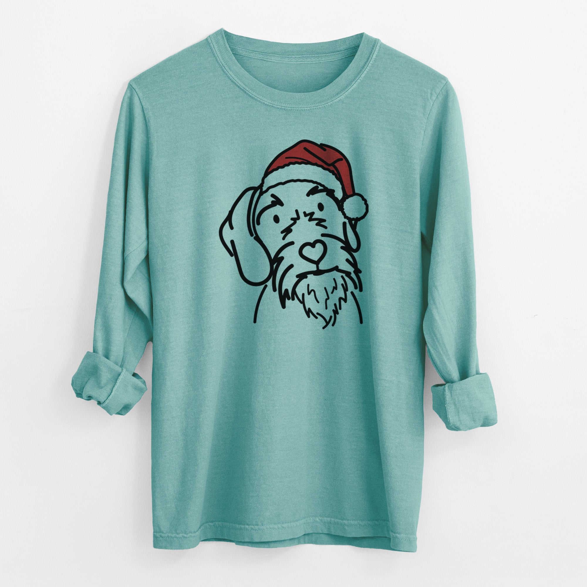 Jolly German Wirehaired Pointer - Buck - Heavyweight 100% Cotton Long Sleeve