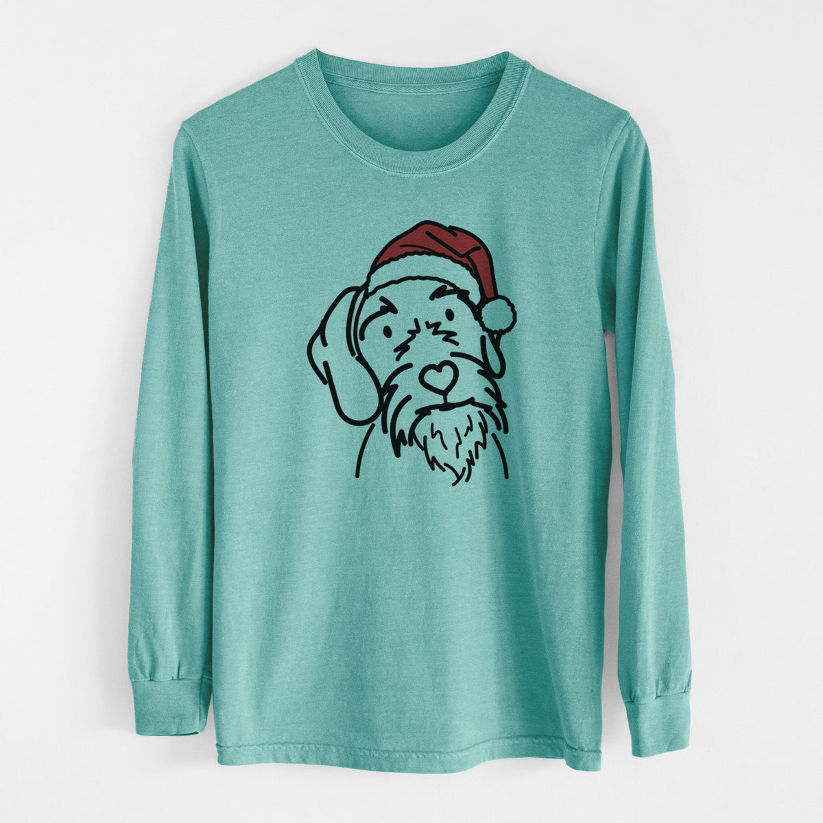 Jolly German Wirehaired Pointer - Buck - Heavyweight 100% Cotton Long Sleeve
