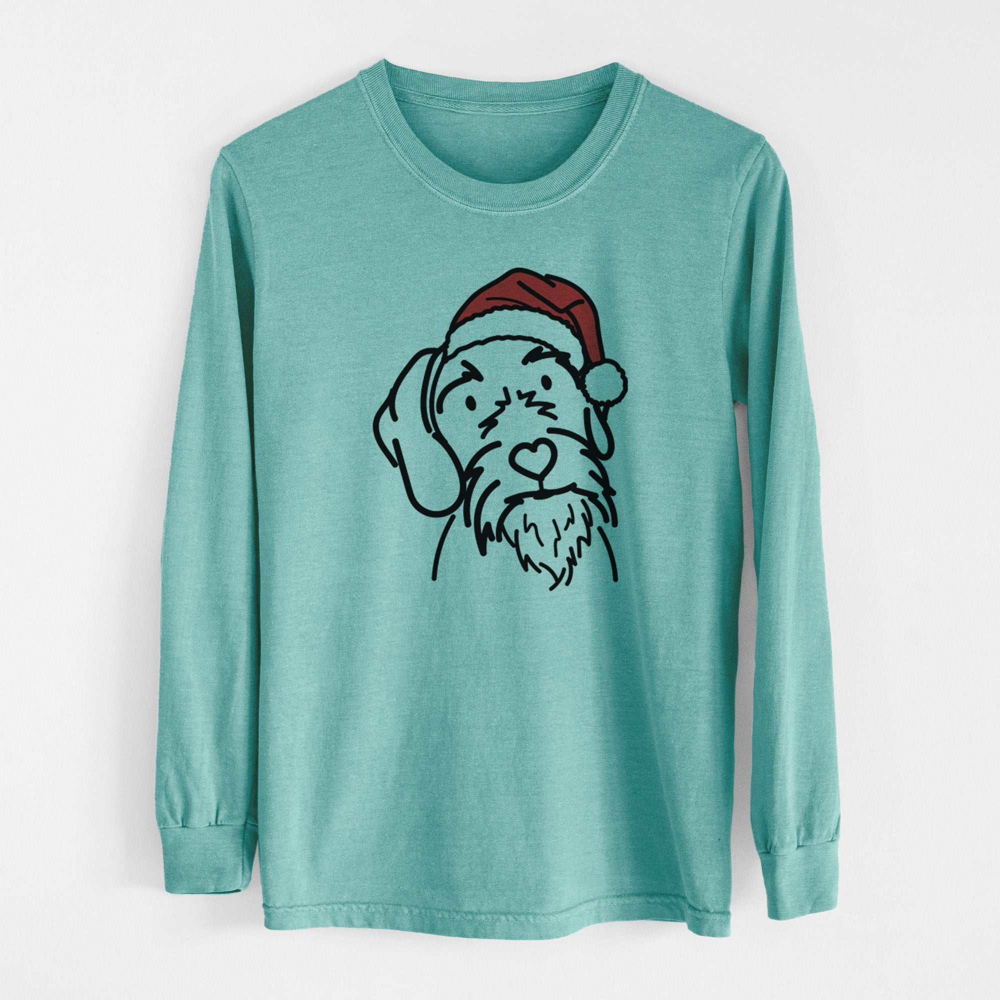 Jolly German Wirehaired Pointer - Buck - Heavyweight 100% Cotton Long Sleeve