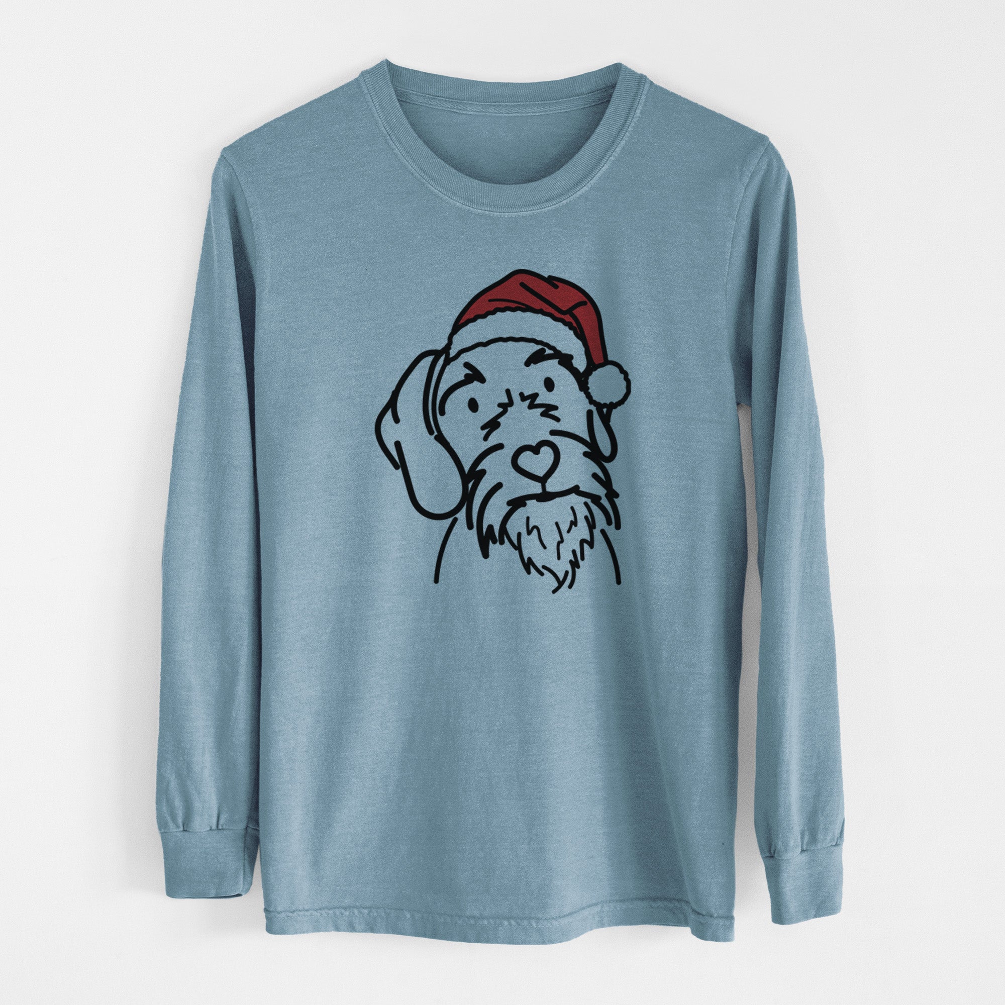 Jolly German Wirehaired Pointer - Buck - Heavyweight 100% Cotton Long Sleeve