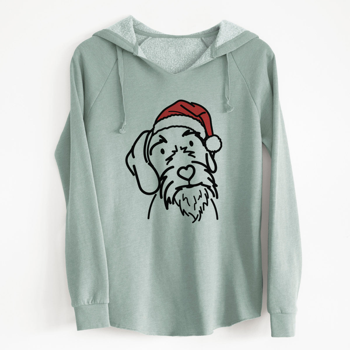 Jolly German Wirehaired Pointer - Buck - Cali Wave Hooded Sweatshirt