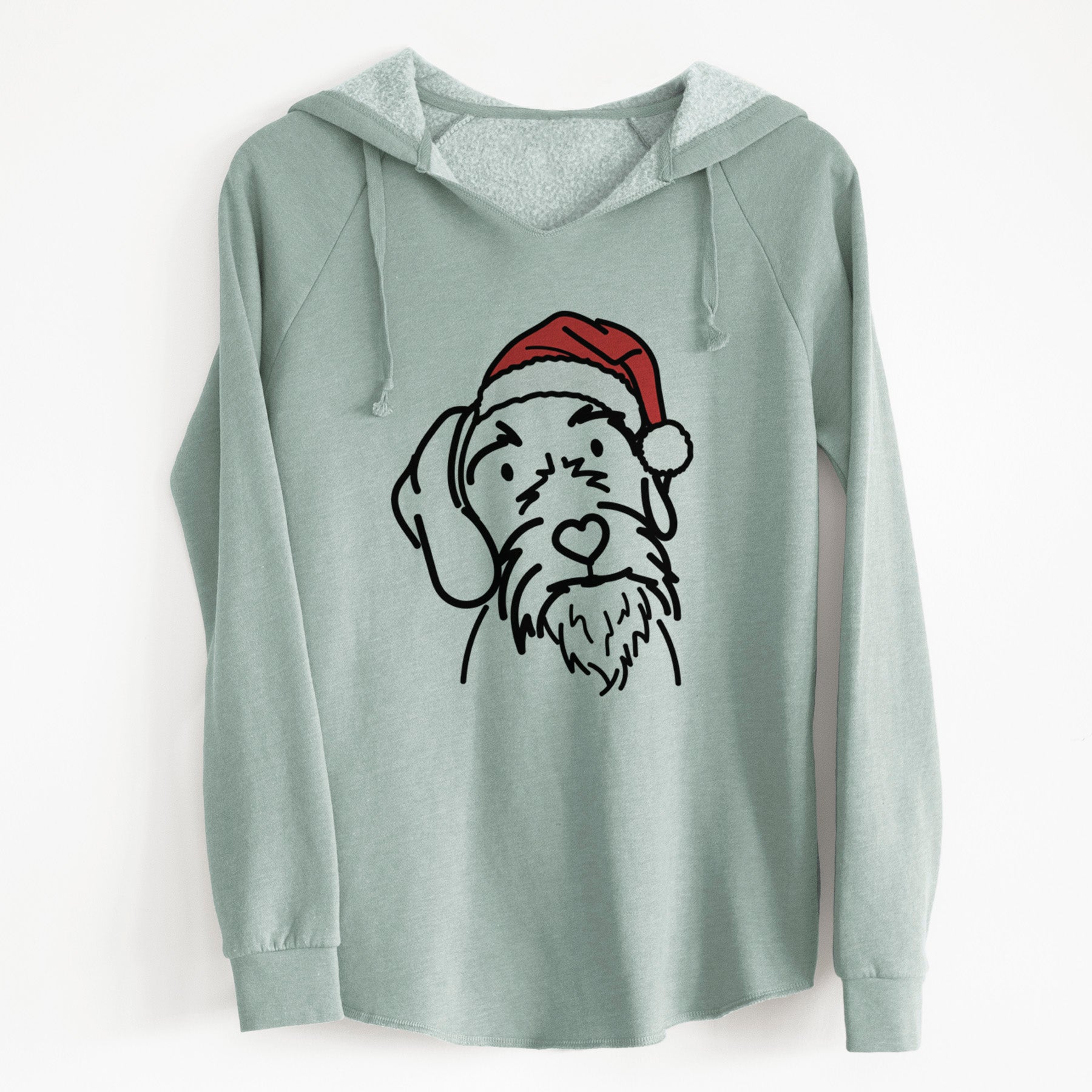 Jolly German Wirehaired Pointer - Buck - Cali Wave Hooded Sweatshirt