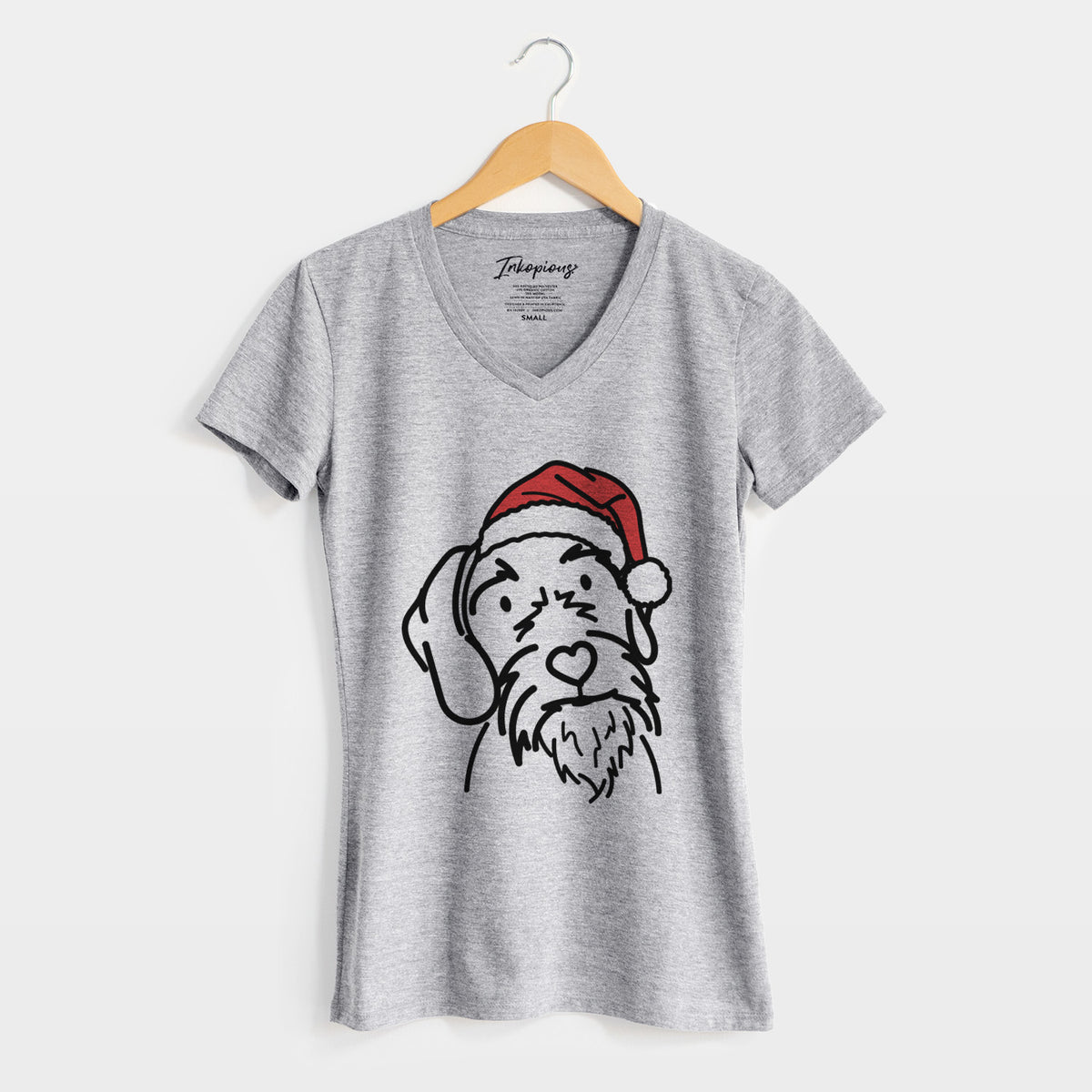 Jolly German Wirehaired Pointer - Buck - Women's Perfect V-neck Shirt