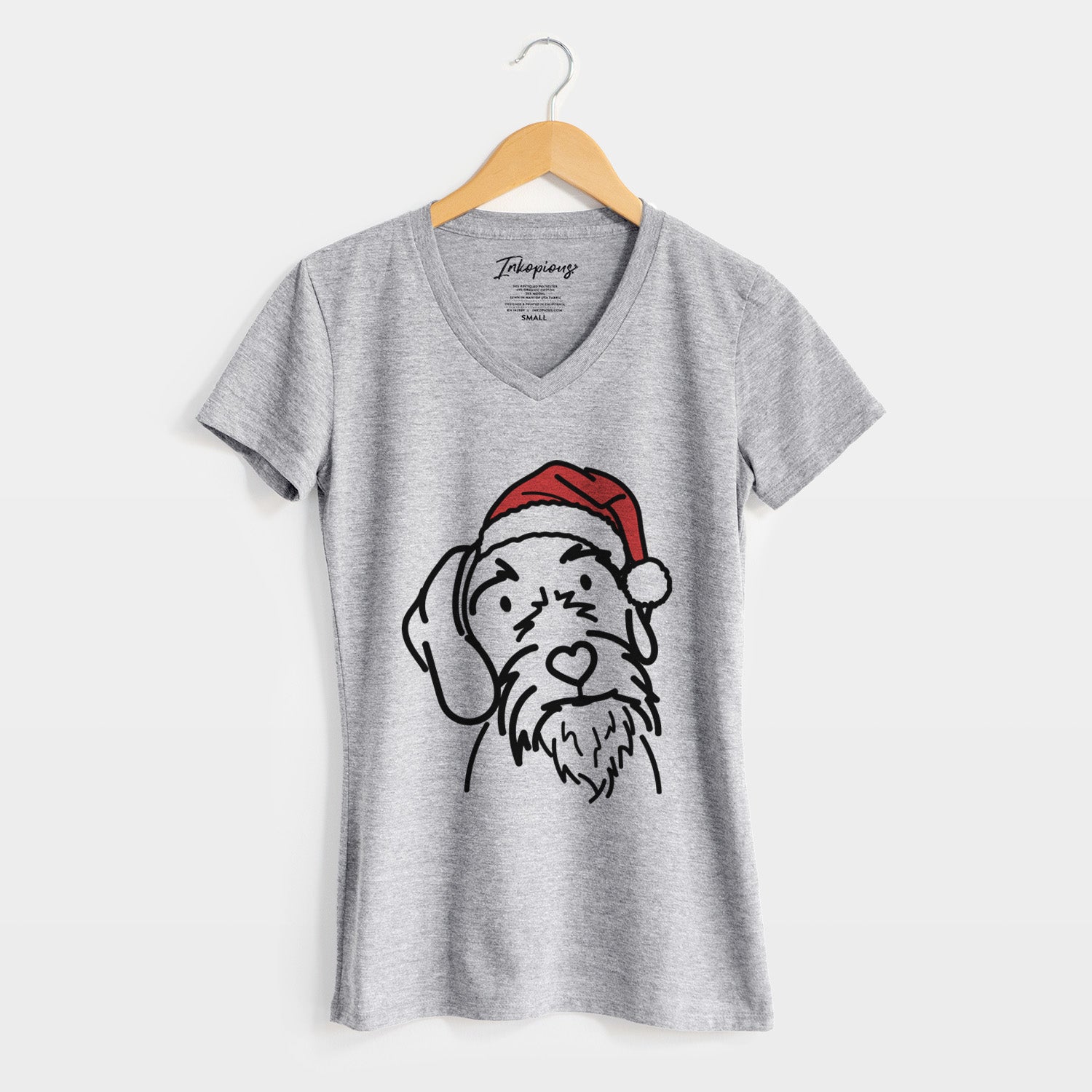 Jolly German Wirehaired Pointer - Buck - Women's Perfect V-neck Shirt