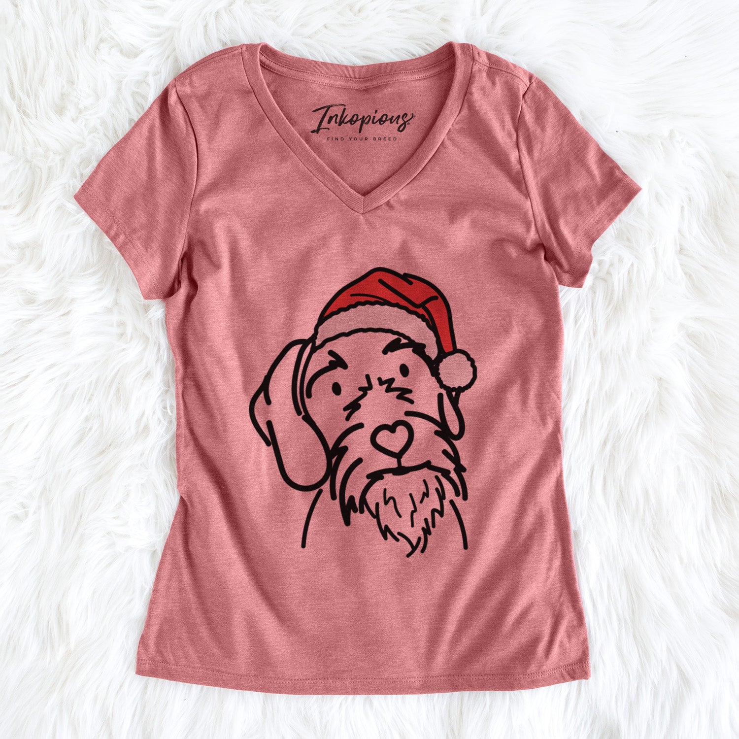 Jolly German Wirehaired Pointer - Buck - Women's Perfect V-neck Shirt