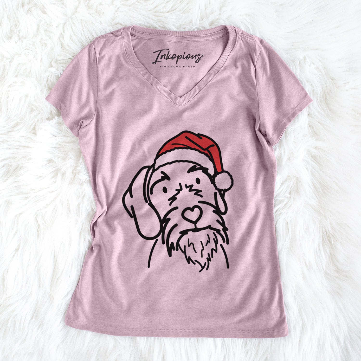 Jolly German Wirehaired Pointer - Buck - Women's Perfect V-neck Shirt