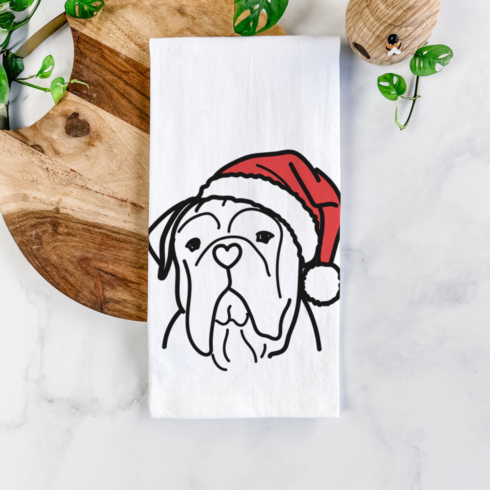 Jolly Bull Mastiff - Vivian - Tea Towel