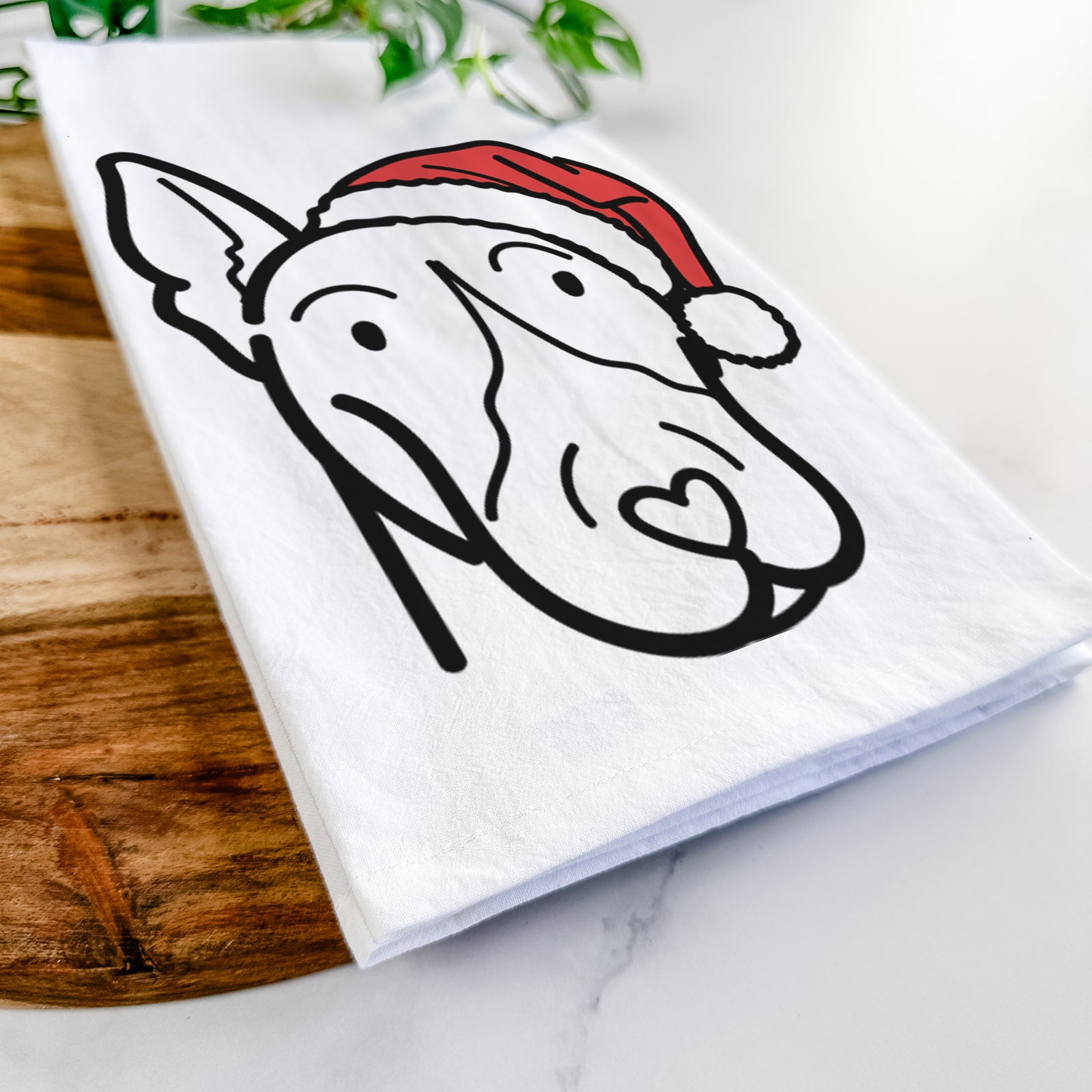 Jolly Bull Terrier - Tea Towel