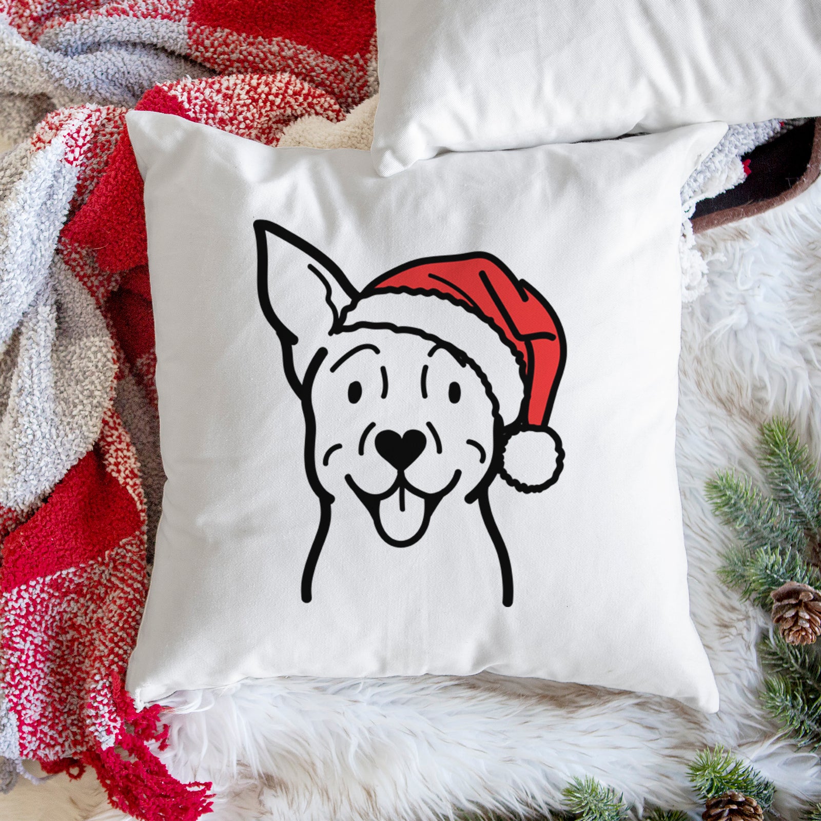 Love Always Carolina Dog - Throw Pillow Cover