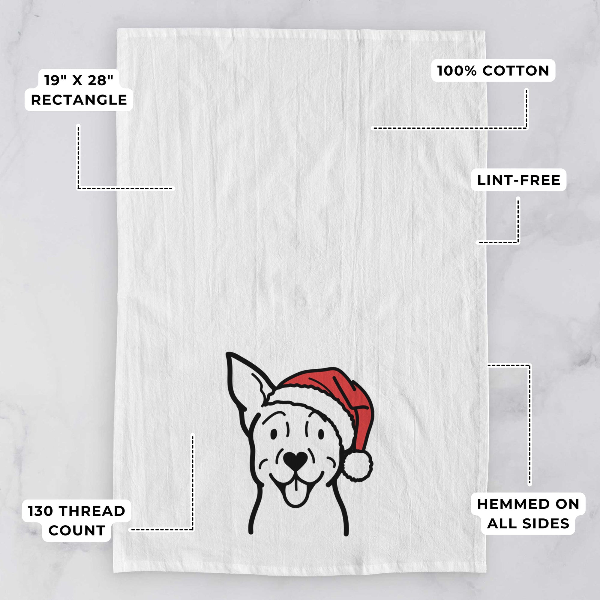 Jolly Carolina Dog - Tea Towel