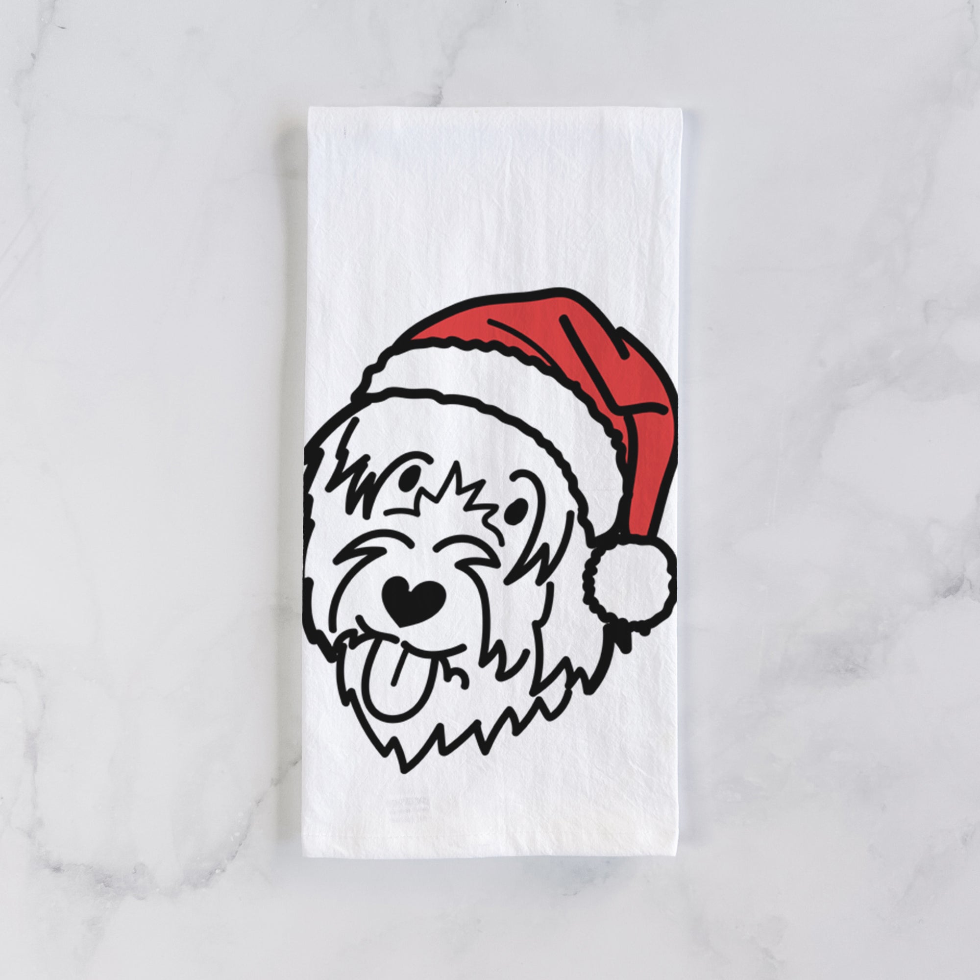 Jolly Catalan Sheepdog - Tea Towel