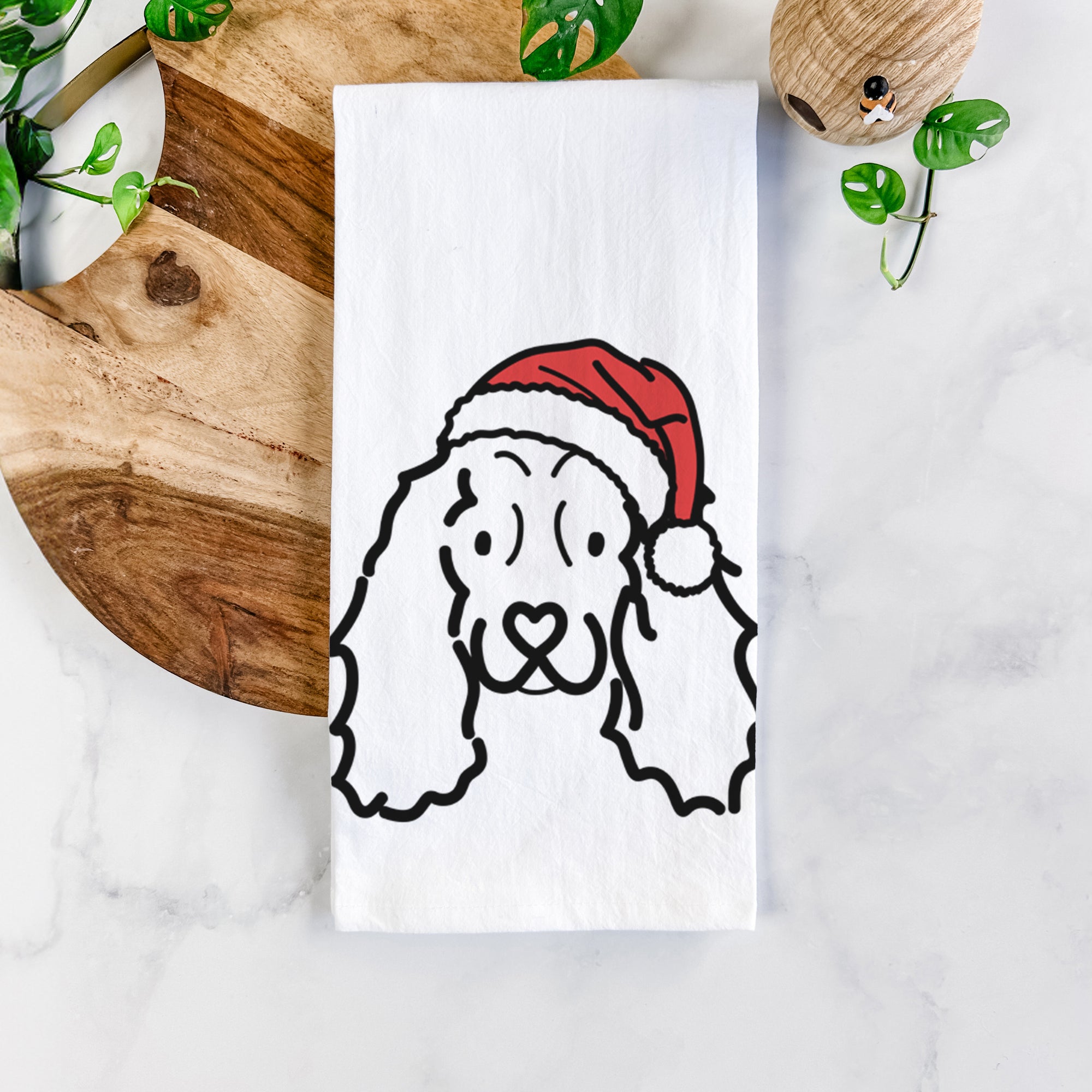 Jolly American Cocker Spaniel - Tea Towel