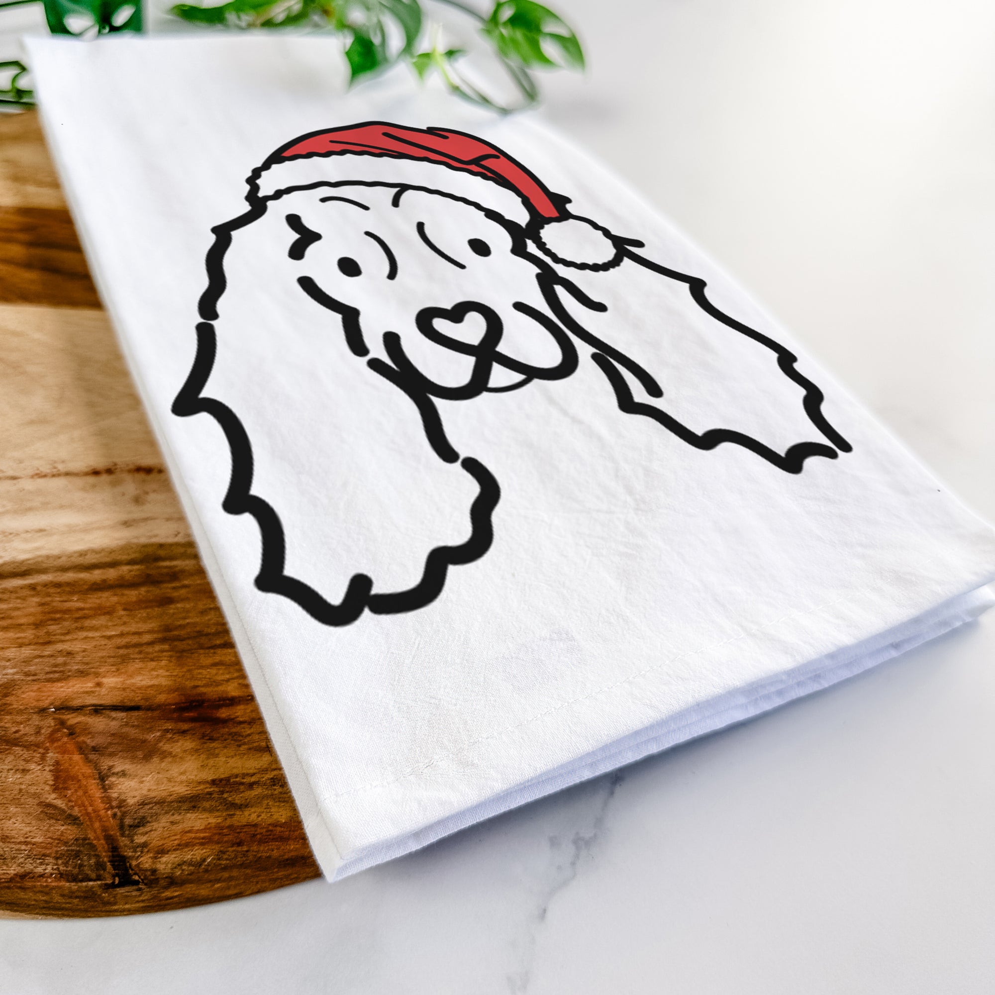 Jolly American Cocker Spaniel - Tea Towel