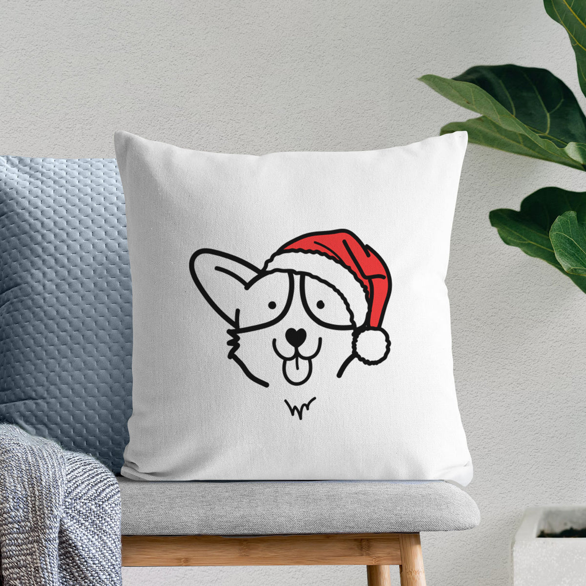 Love Always Corgi - Throw Pillow Cover