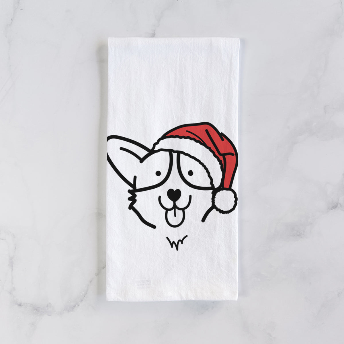 Jolly Corgi - Tea Towel