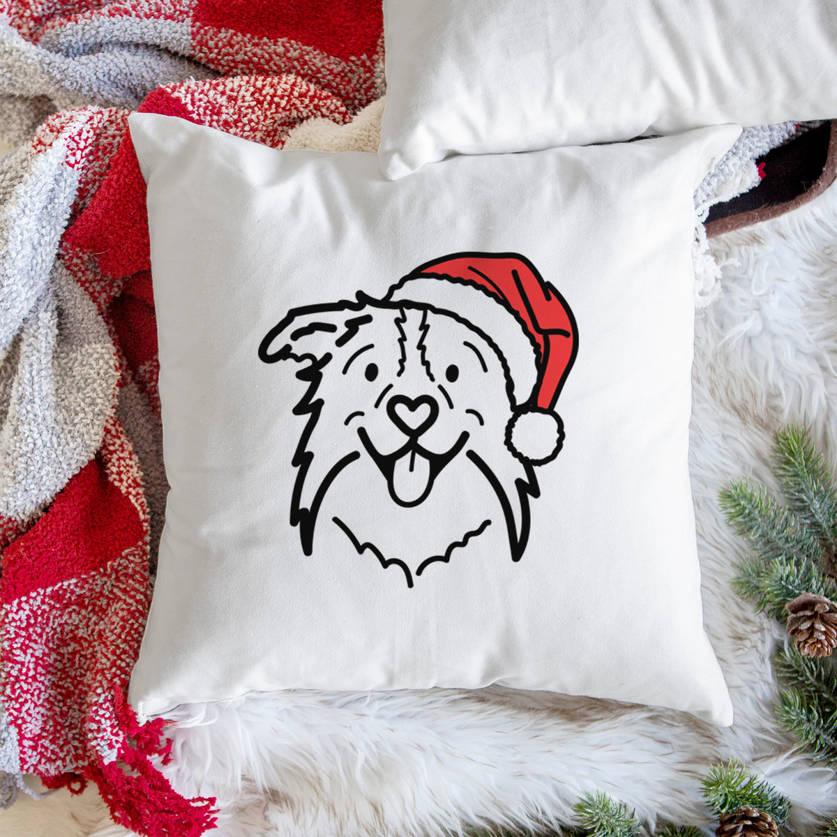 Love Always Border Collie - Cricket -  Throw Pillow Cover