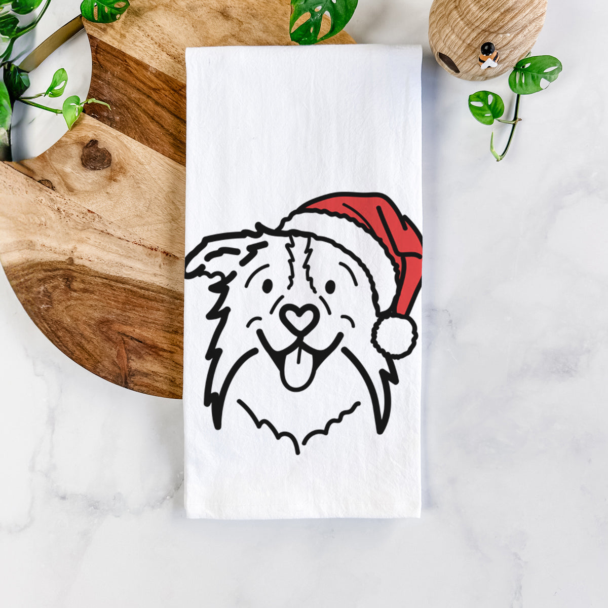 Jolly Border Collie - Cricket - Tea Towel