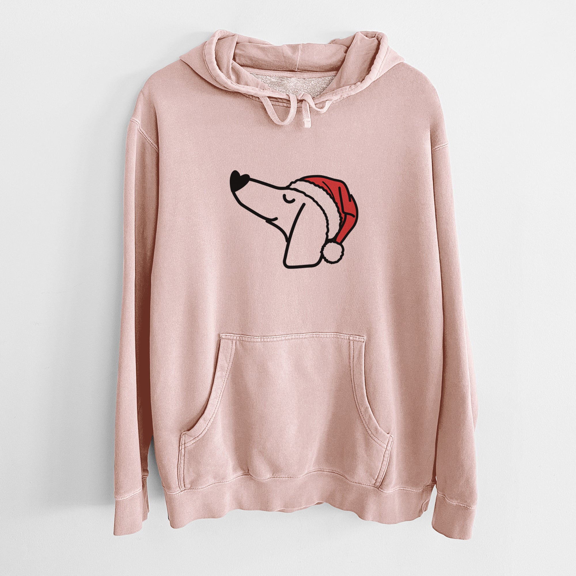 Jolly Dachshund - Unisex Pigment Dyed Hoodie