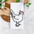 Jolly Chicken - Daisy - Tea Towel