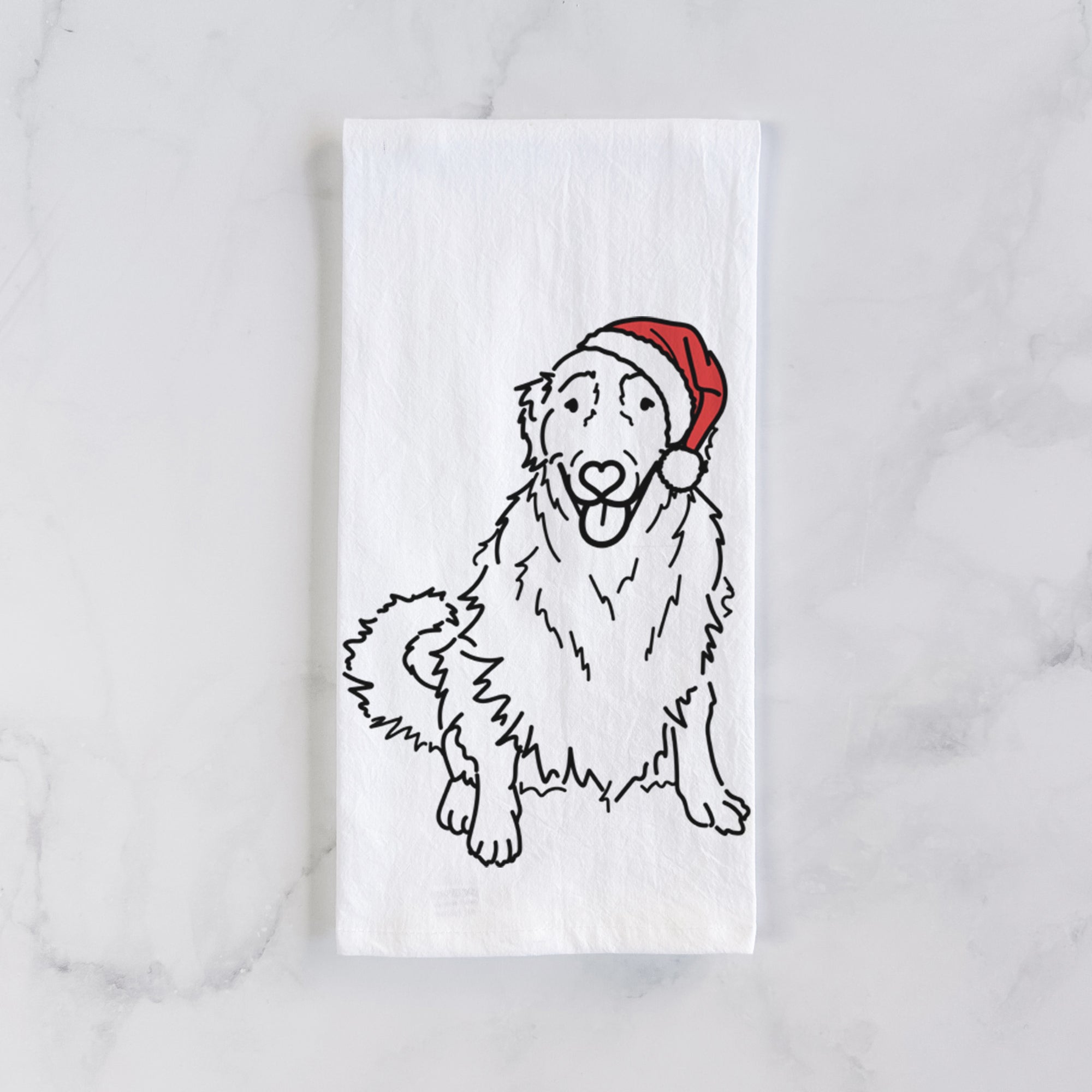 Jolly Golden Retriever - Daisy - Tea Towel