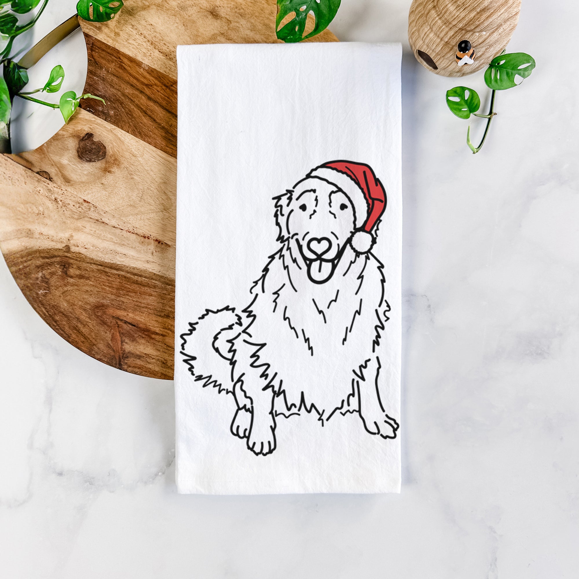 Jolly Golden Retriever - Daisy - Tea Towel