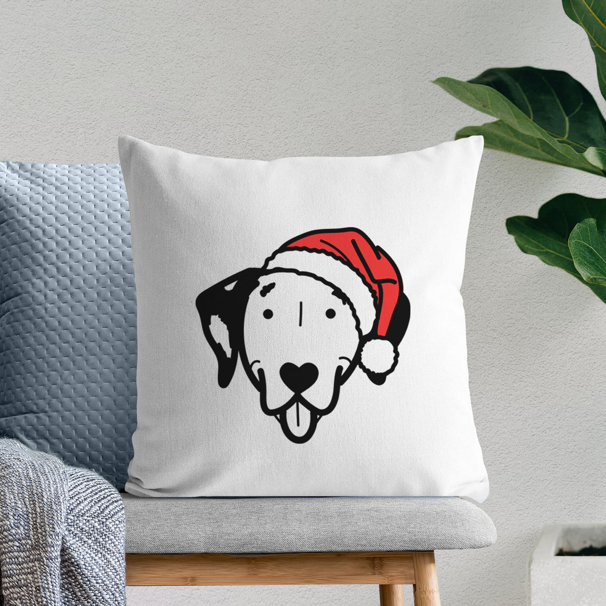 Love Always Dalmatian - Throw Pillow Cover