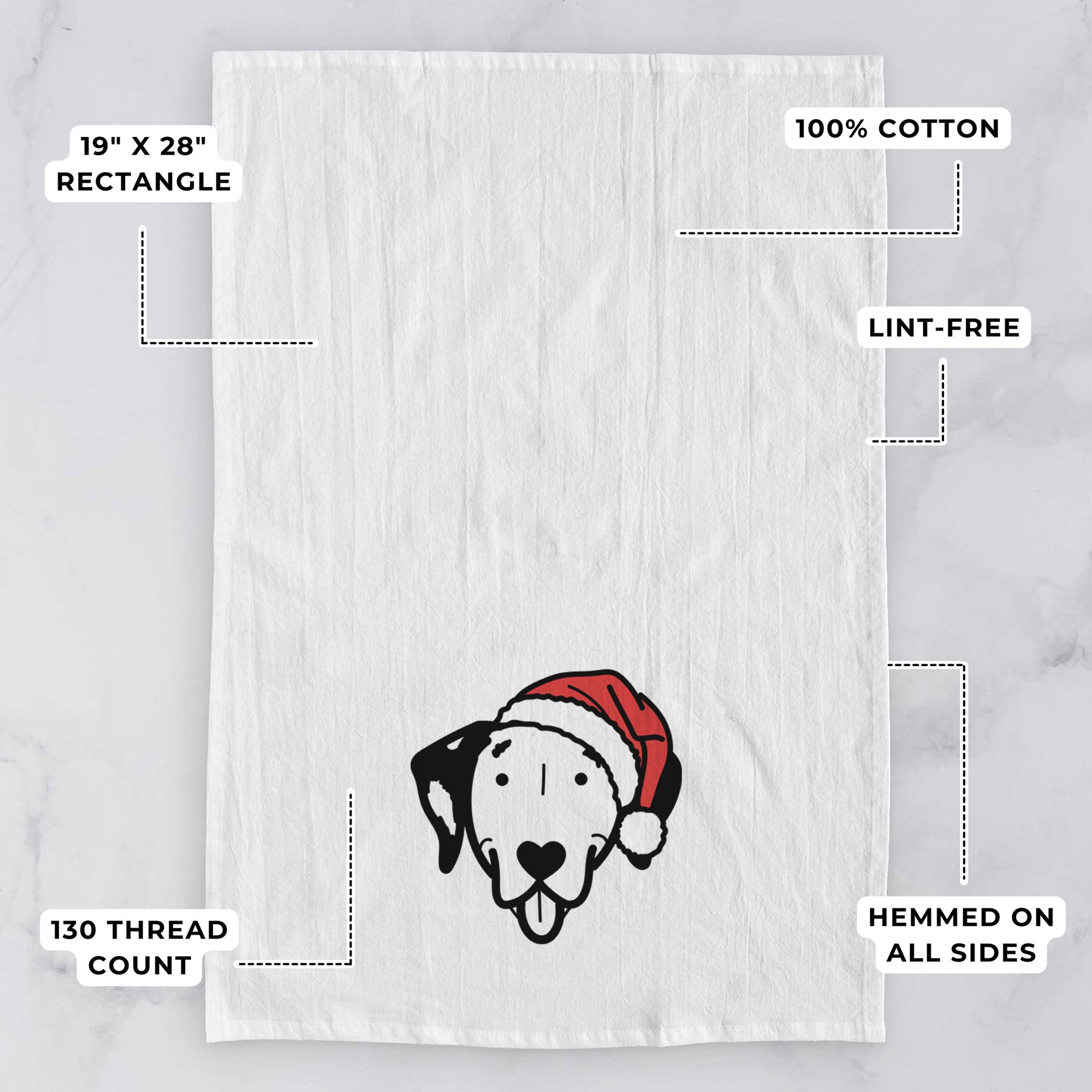 Jolly Dalmatian - Tea Towel