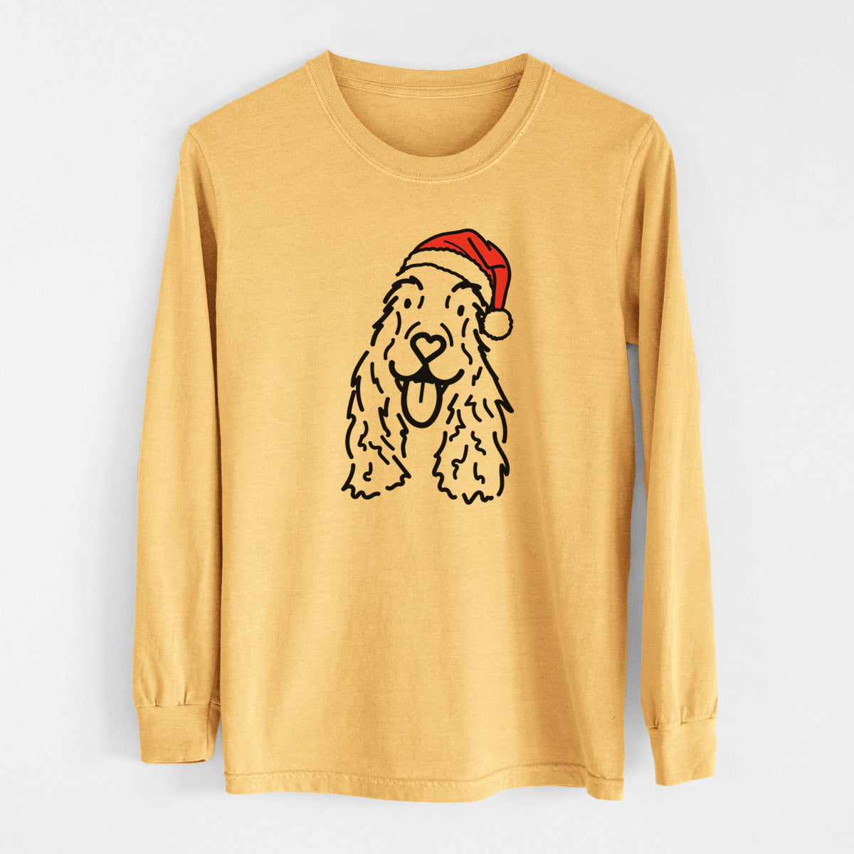 Jolly English Cocker Spaniel - Dolly - Heavyweight 100% Cotton Long Sleeve