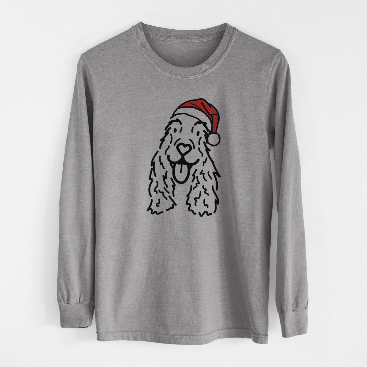 Jolly English Cocker Spaniel - Dolly - Heavyweight 100% Cotton Long Sleeve