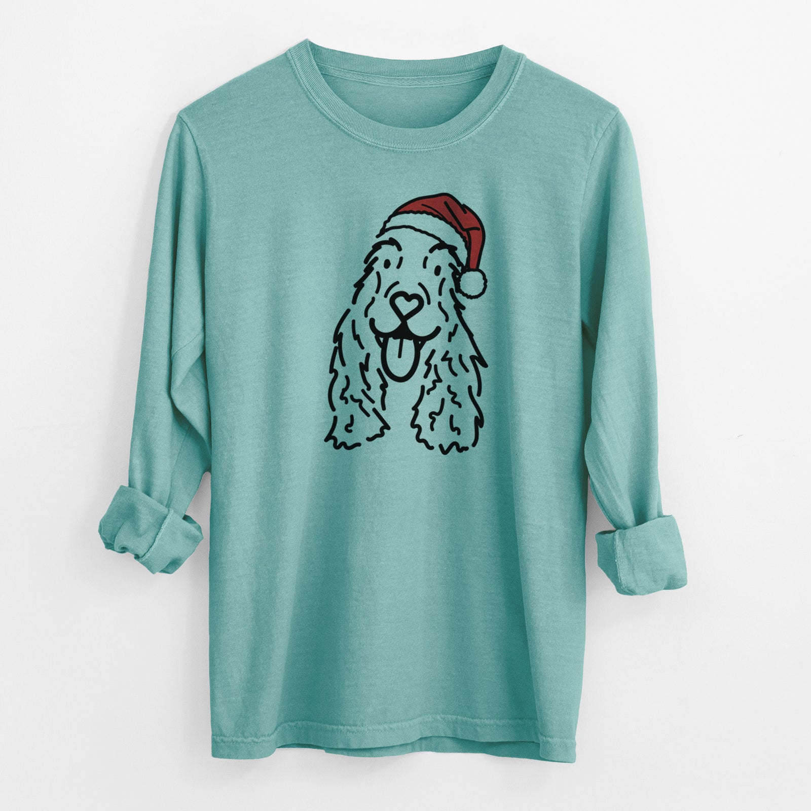 Jolly English Cocker Spaniel - Dolly - Heavyweight 100% Cotton Long Sleeve