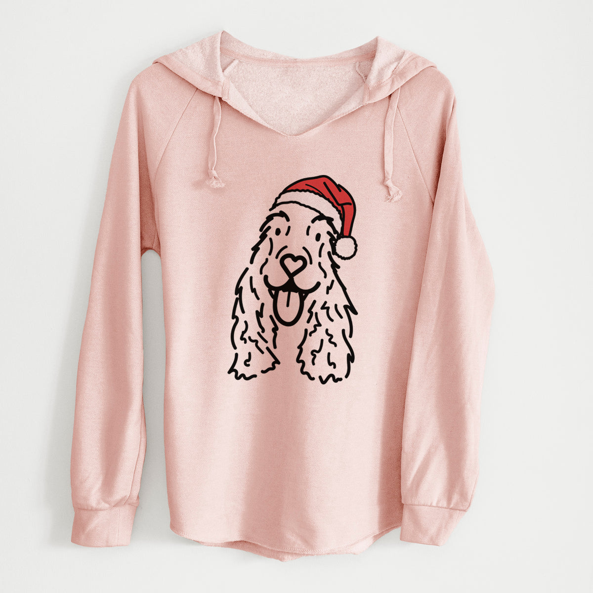 Jolly English Cocker Spaniel - Dolly - Cali Wave Hooded Sweatshirt