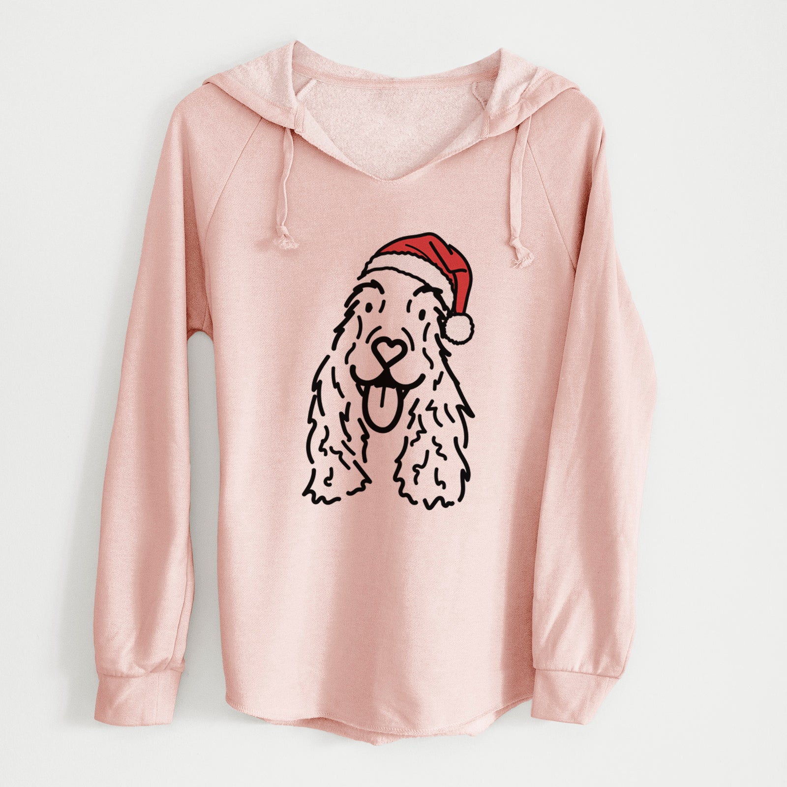 Jolly English Cocker Spaniel - Dolly - Cali Wave Hooded Sweatshirt