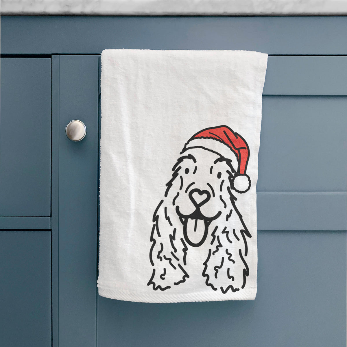 Jolly English Cocker Spaniel - Dolly - Hand Towel