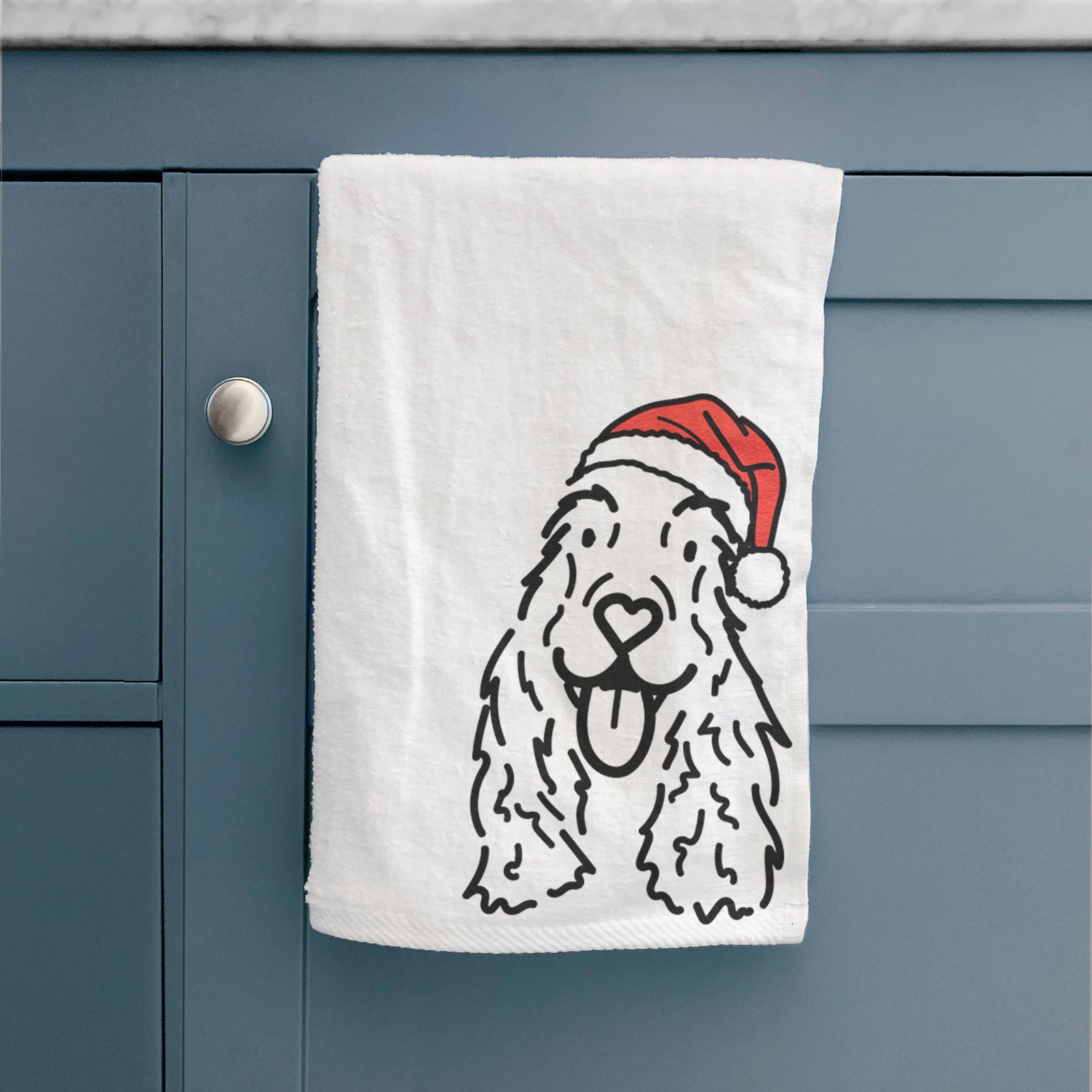 Jolly English Cocker Spaniel - Dolly - Hand Towel