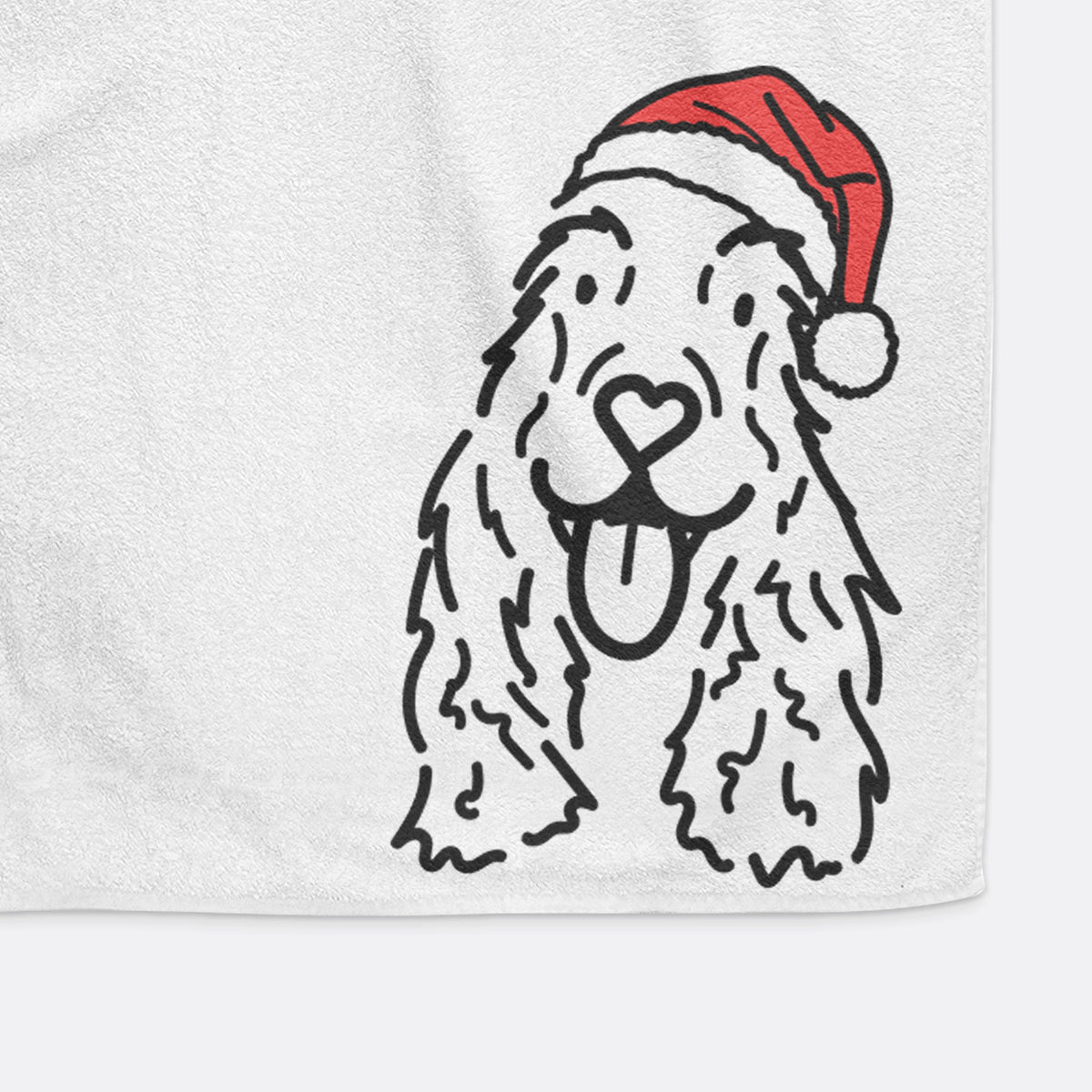 Jolly English Cocker Spaniel - Dolly - Hand Towel