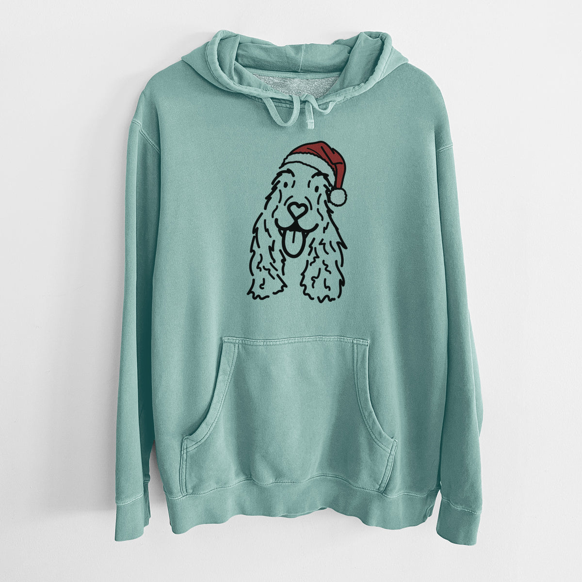 Jolly English Cocker Spaniel - Dolly - Unisex Pigment Dyed Hoodie