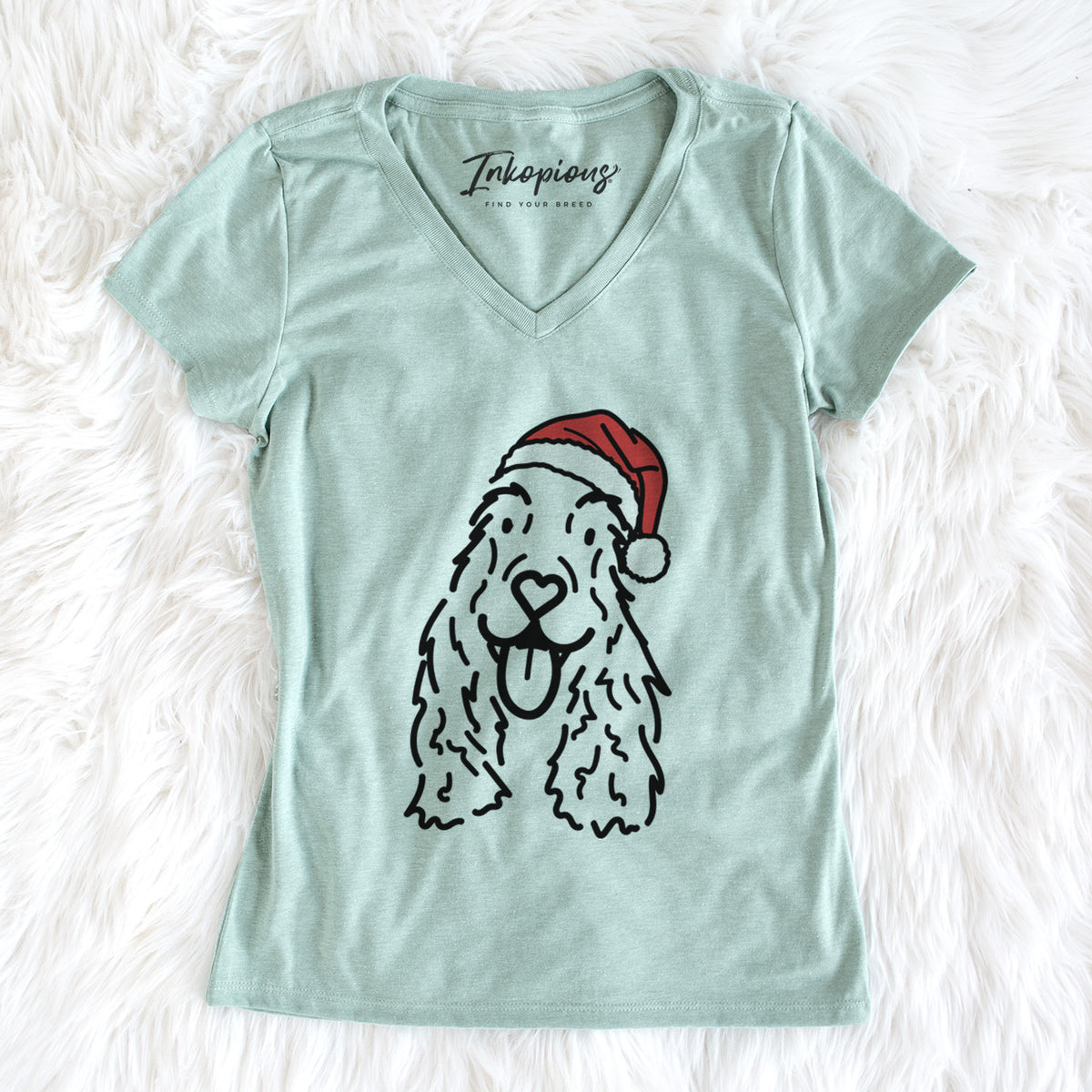 Jolly English Cocker Spaniel - Dolly - Women's Perfect V-neck Shirt