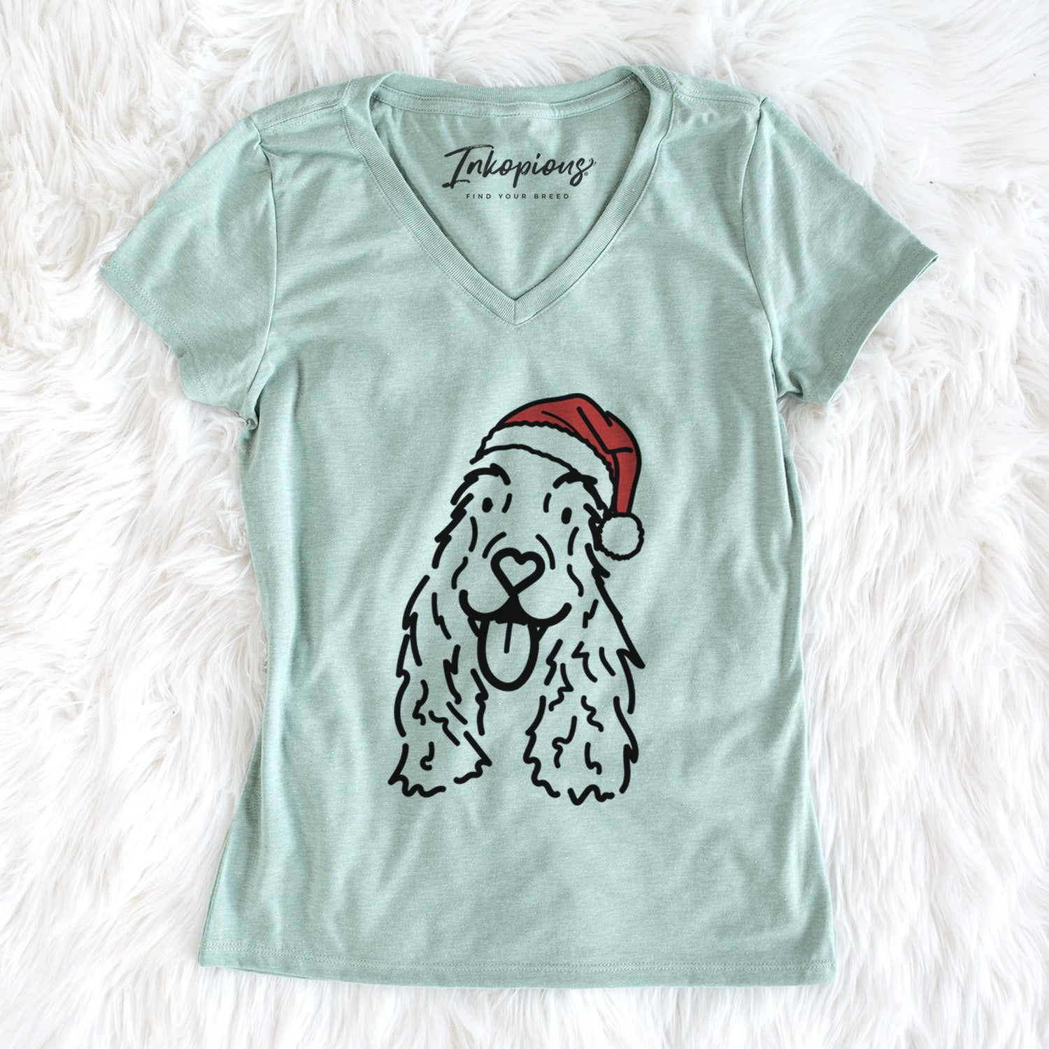Jolly English Cocker Spaniel - Dolly - Women's Perfect V-neck Shirt