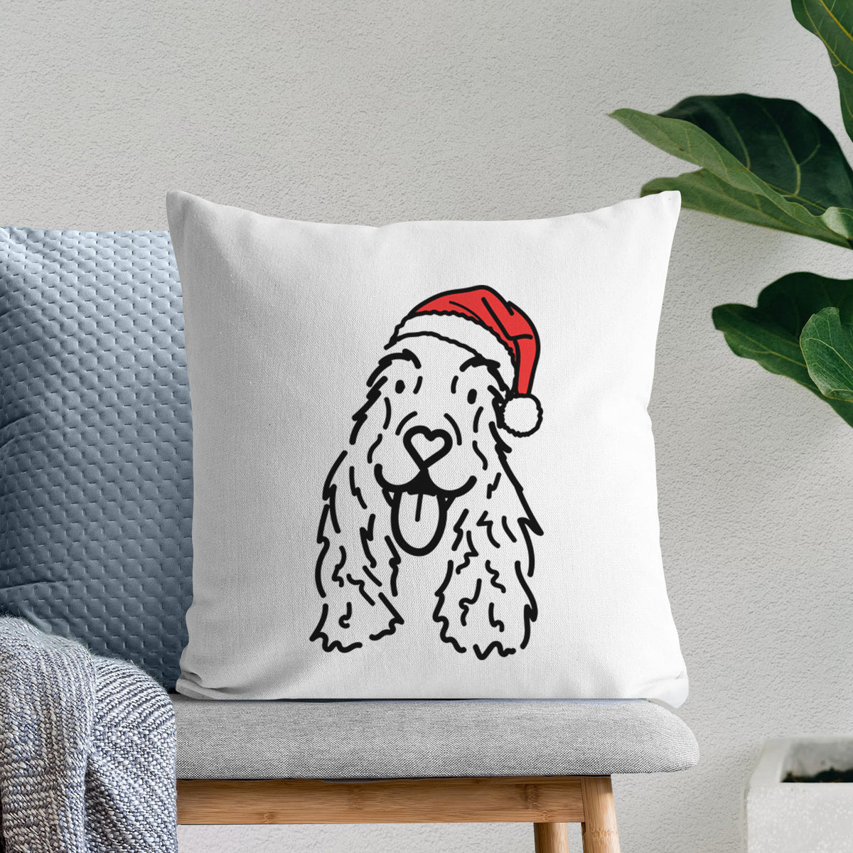 Love Always English Cocker Spaniel - Dolly -  Throw Pillow Cover