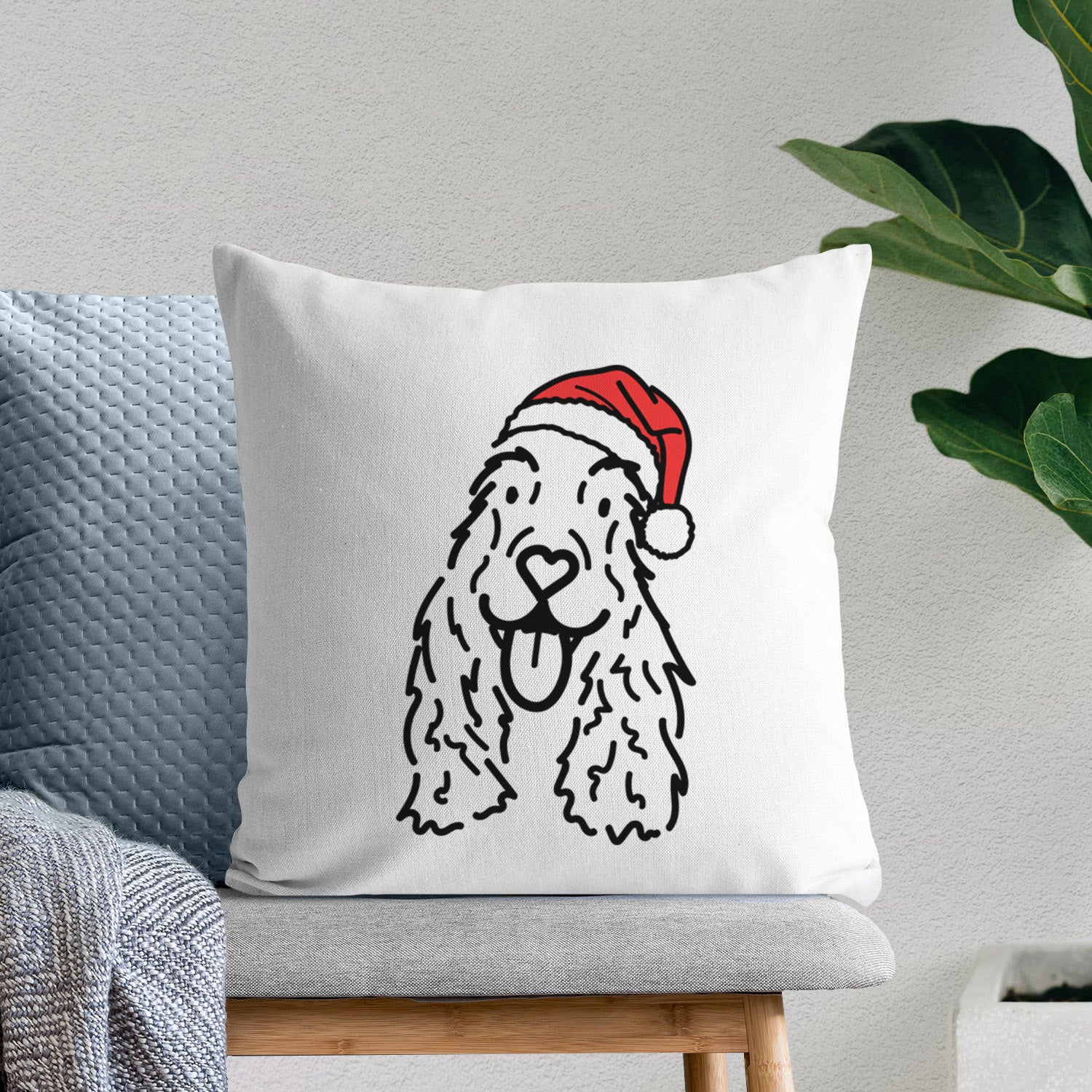 Love Always English Cocker Spaniel - Dolly -  Throw Pillow Cover